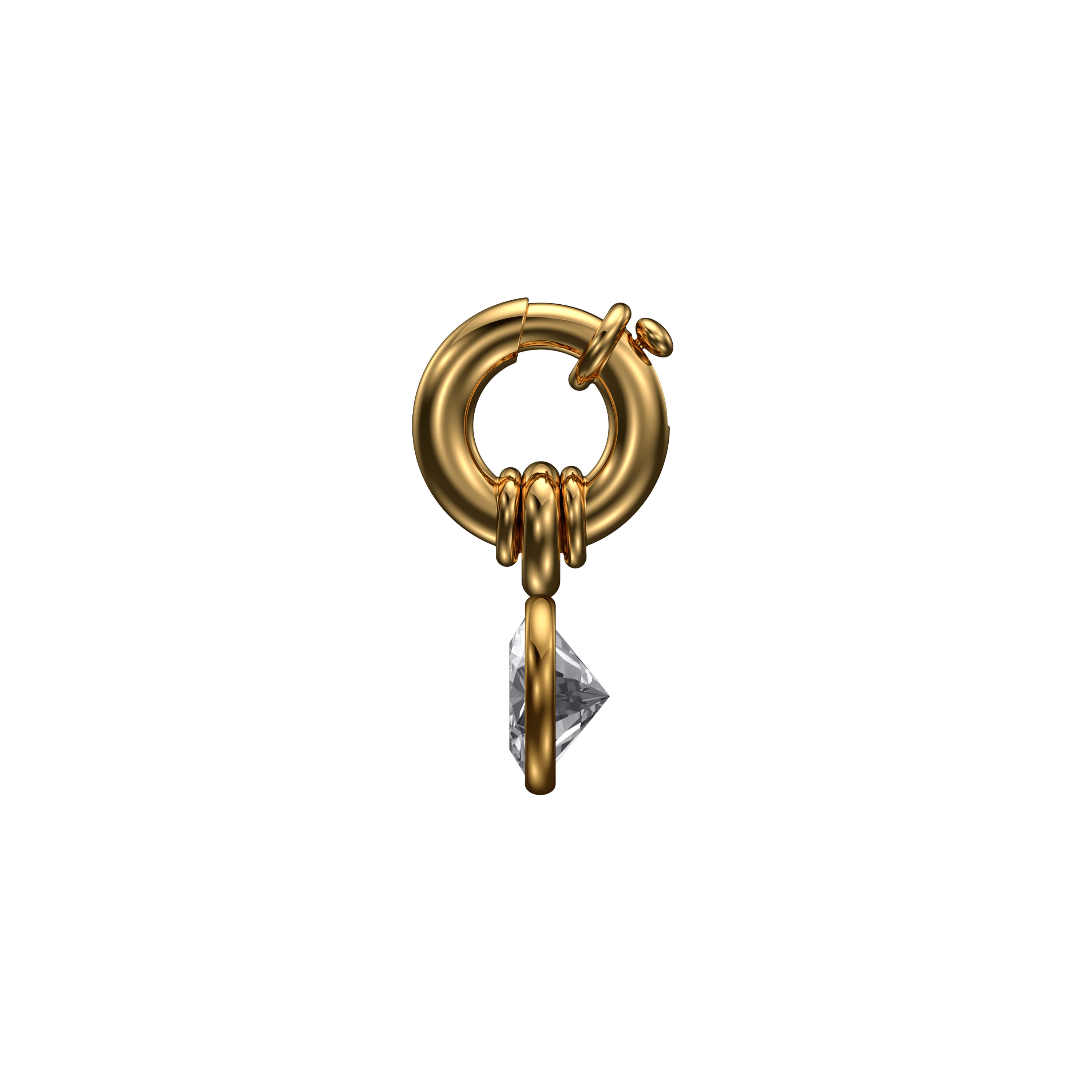 Jessie VE CHARMS Diamond Solitaire Charm