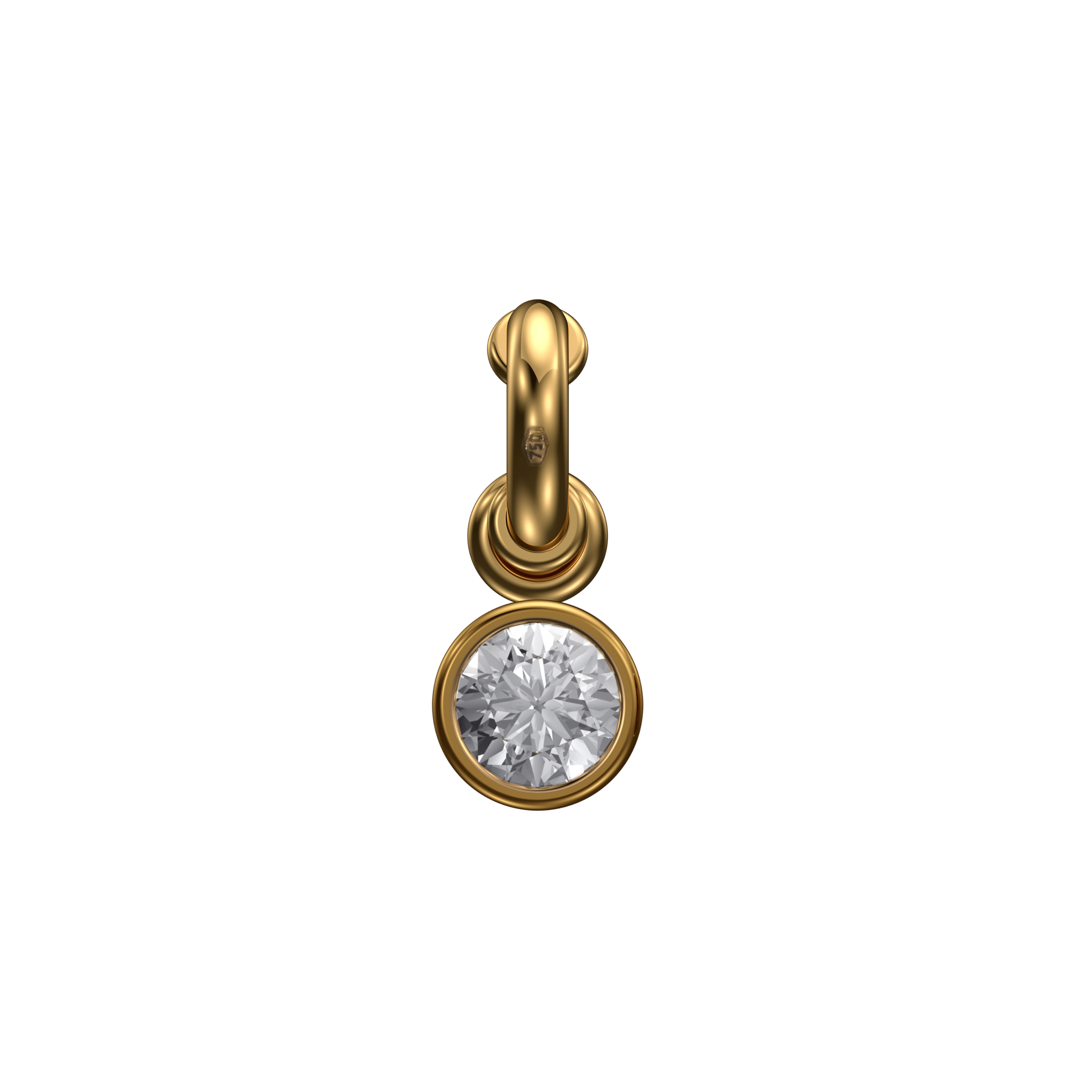 Jessie VE CHARMS Diamond Solitaire Charm