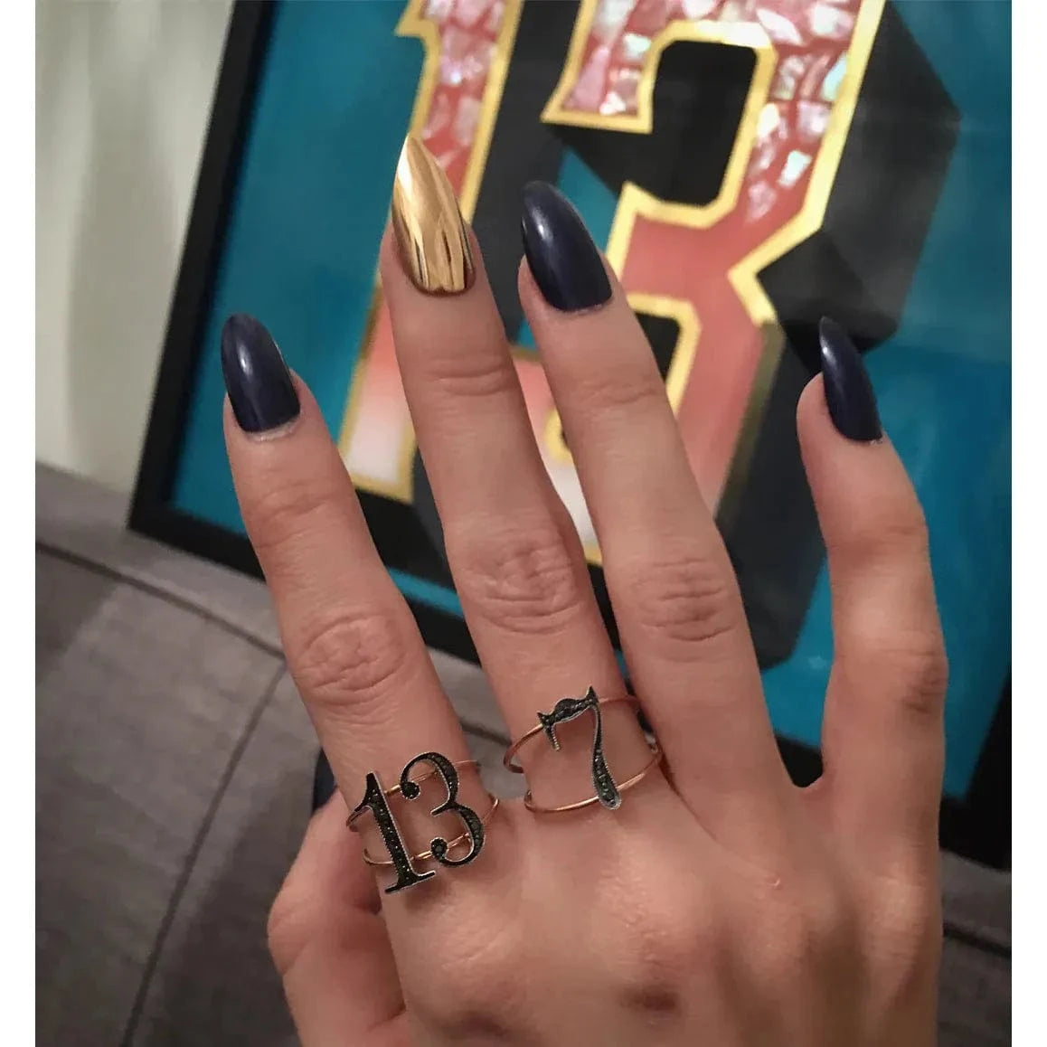 Jessie VE CHARMS Lucky Number 7 Ring