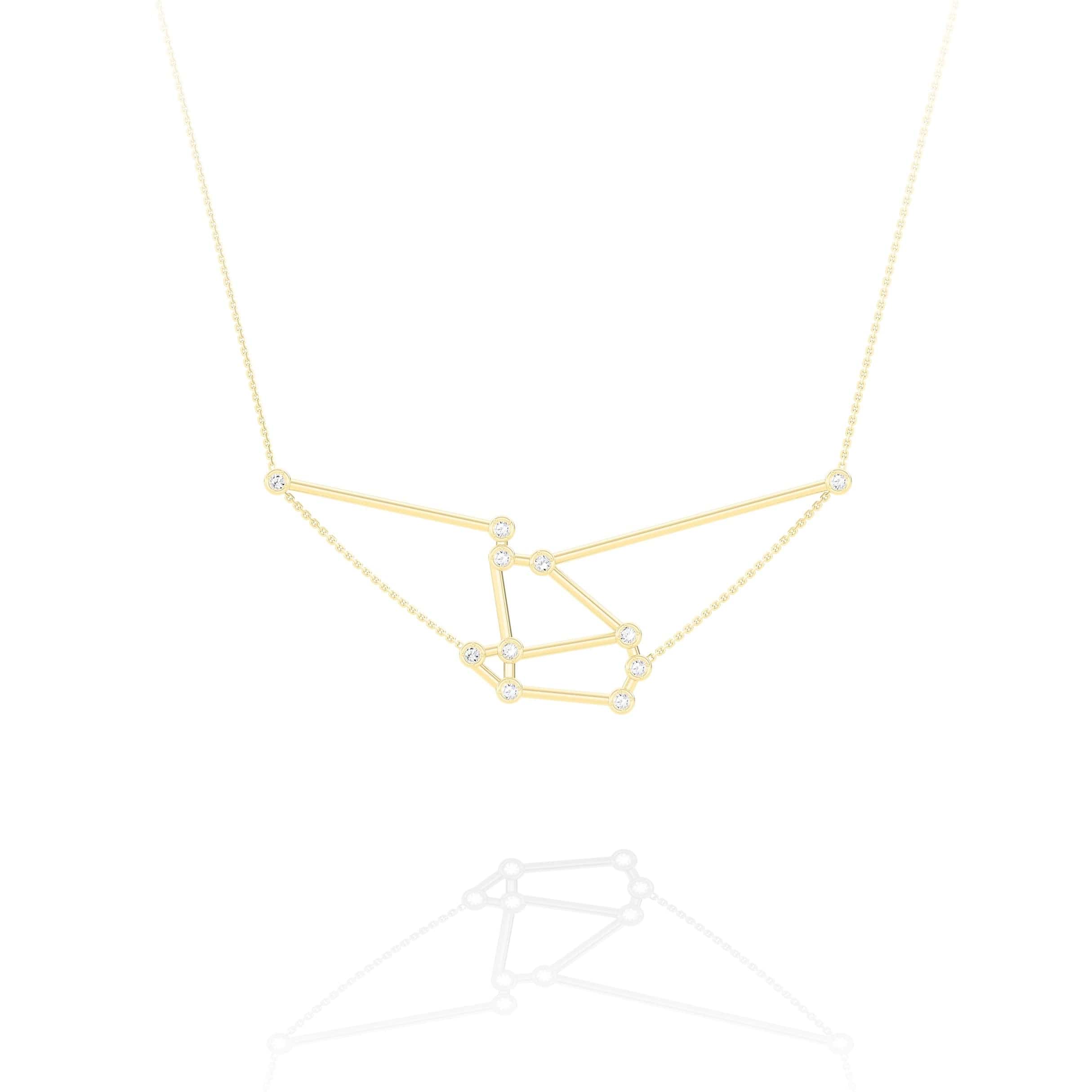 Jessie VE NECKLACES Aries Constellation Diamond Necklace