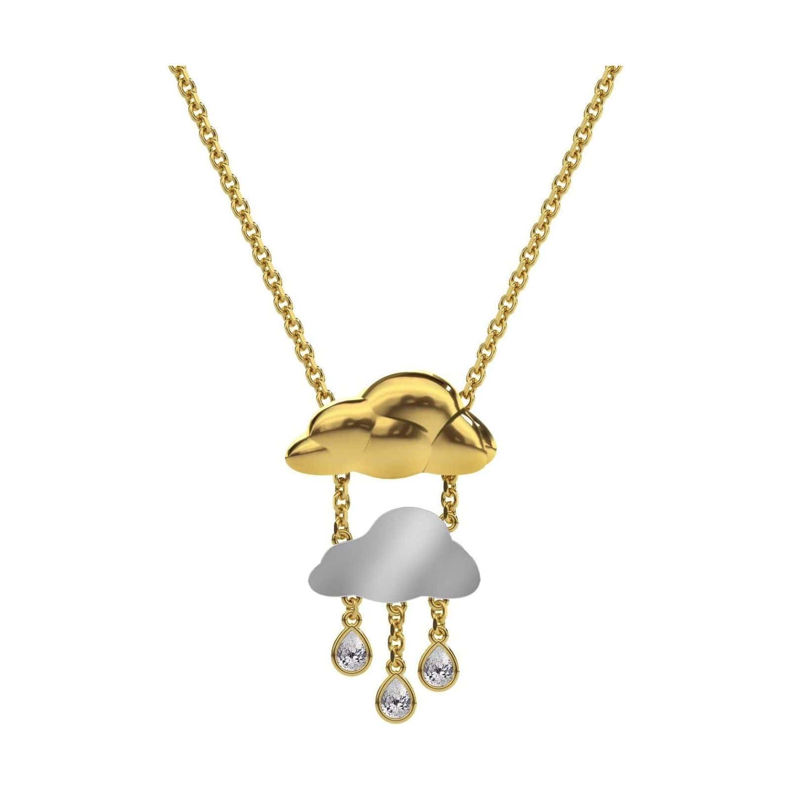 Jessie VE NECKLACES Every Cloud Diamond Necklace