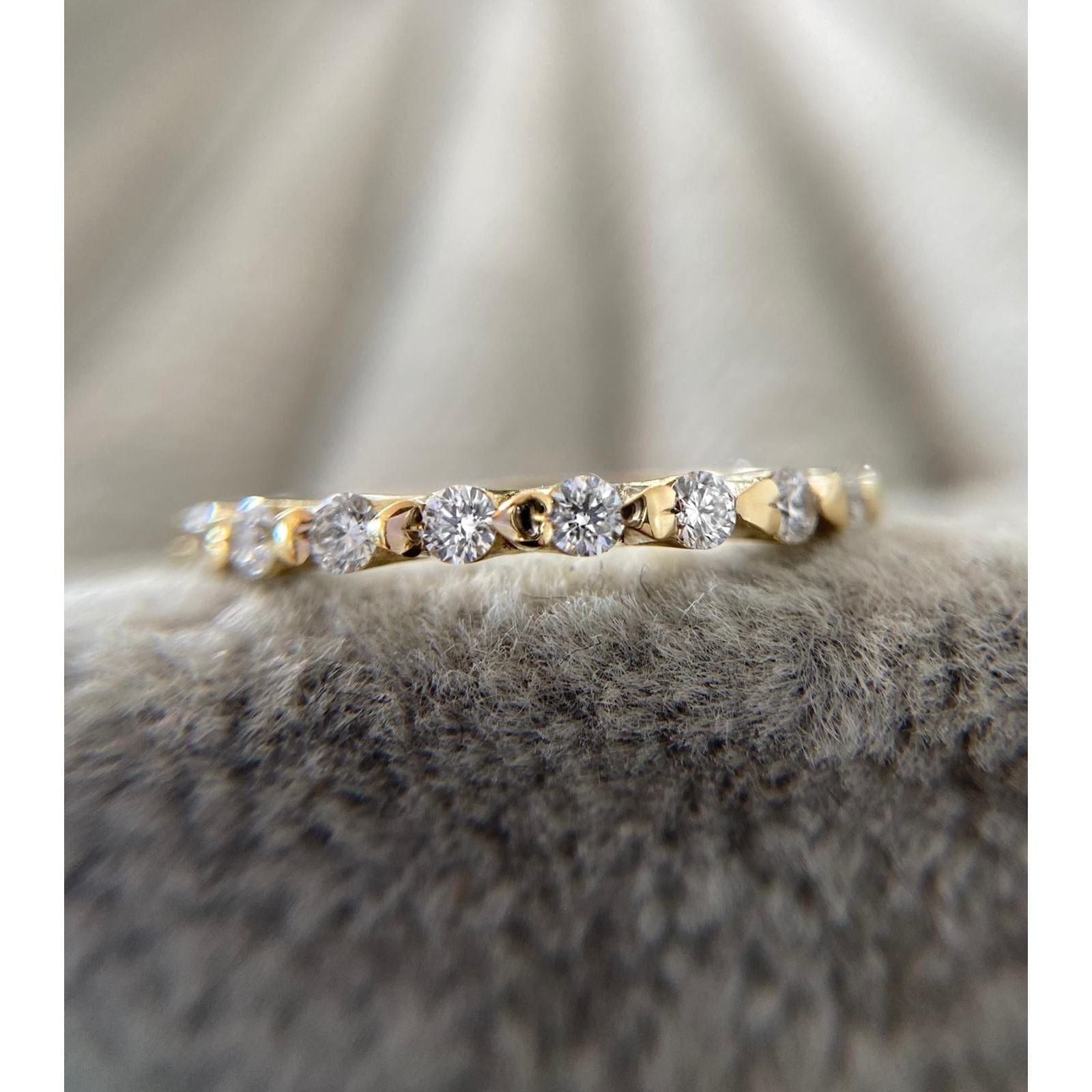 Jessie VE RINGS 5.5 Hearts and Diamonds Eternity Band