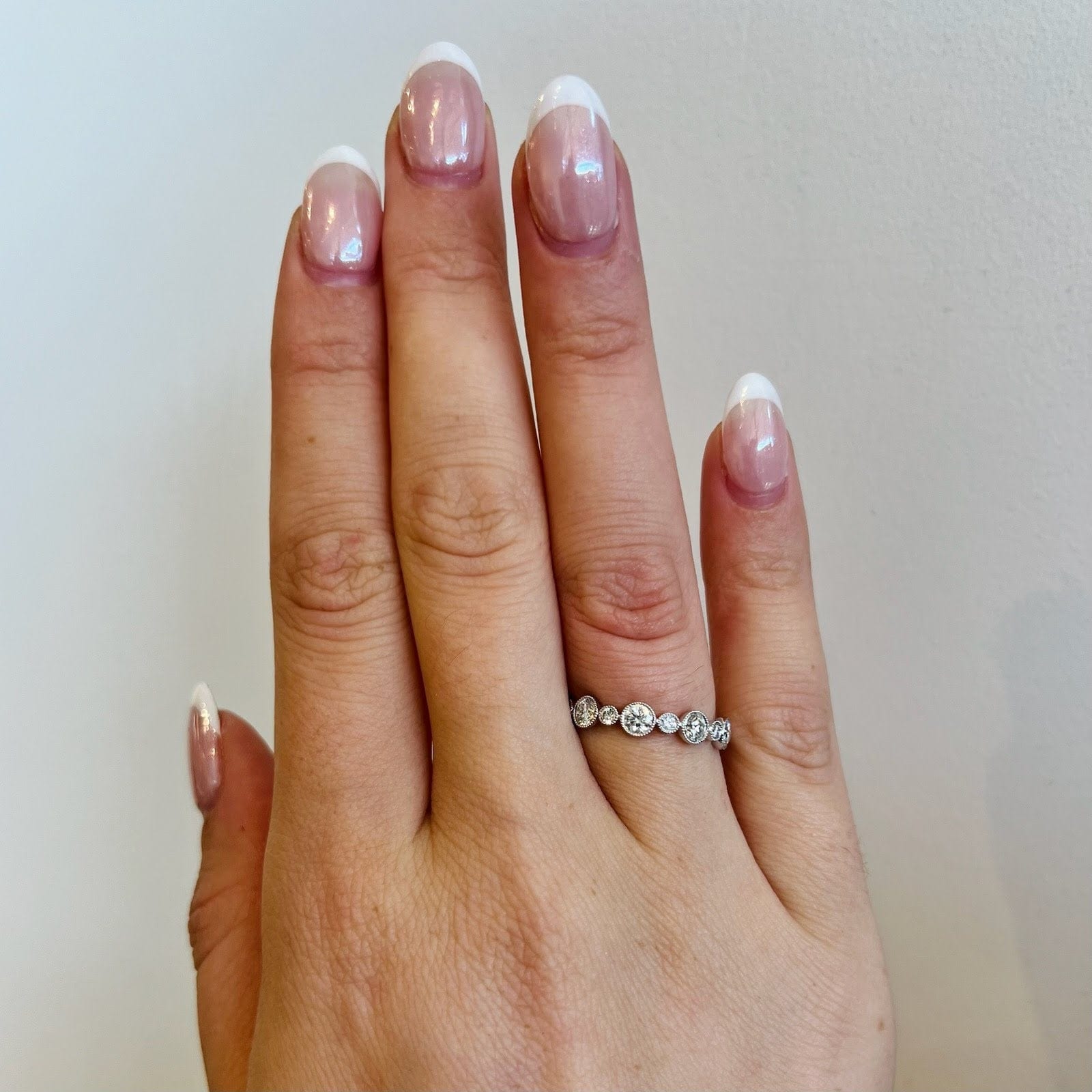 Curated Los Angeles RINGS Large and Small Milgrain Diamond Eternity Ring