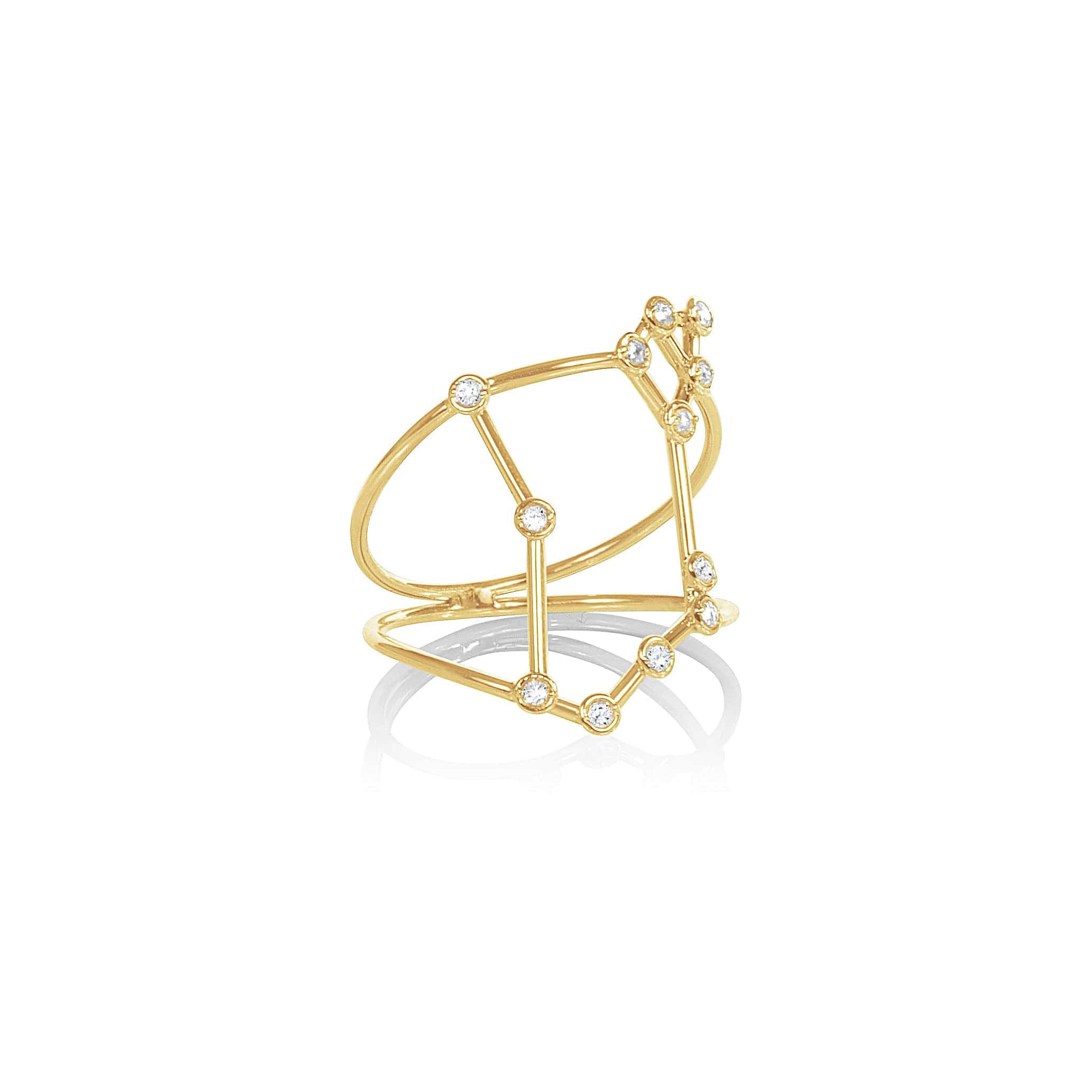 Jessie VE RINGS 6.5 Pisces Constellation Diamond Ring