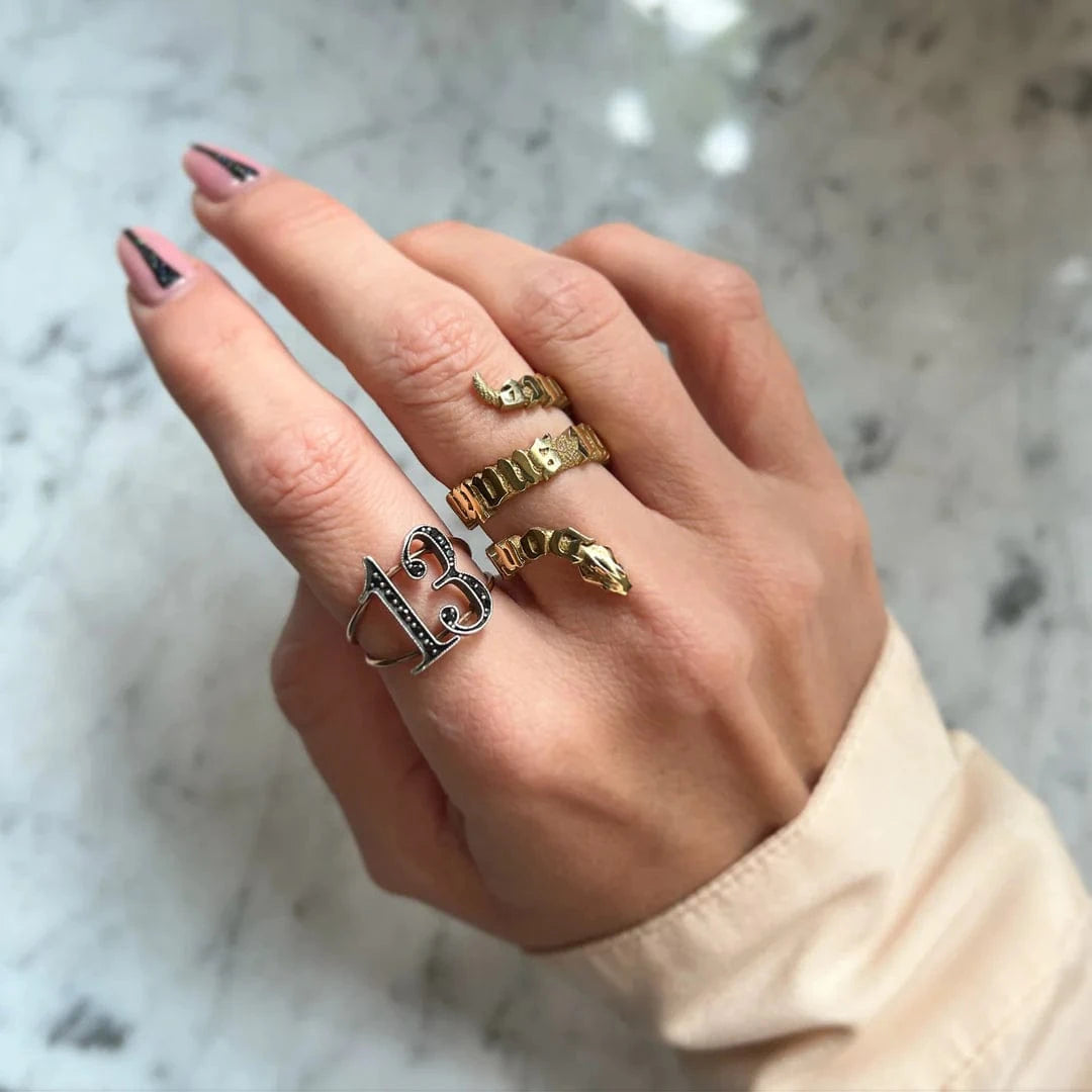 Jessie VE RINGS Snake Bite Diamond Ring