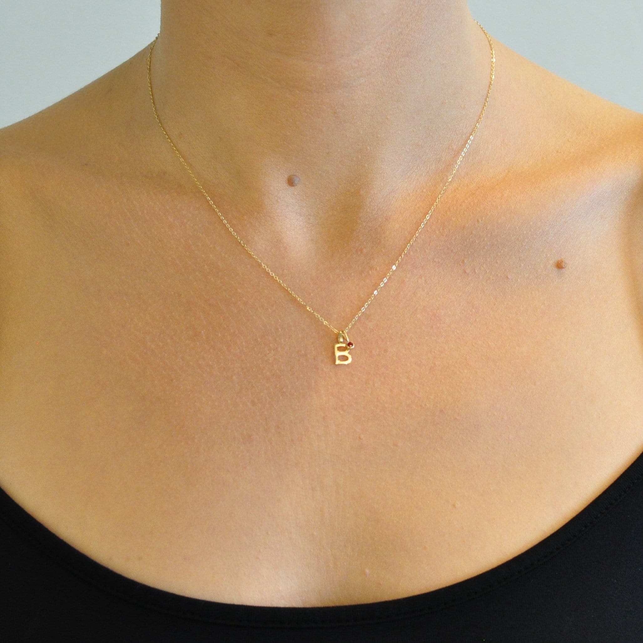 14K Gold Initial Charm