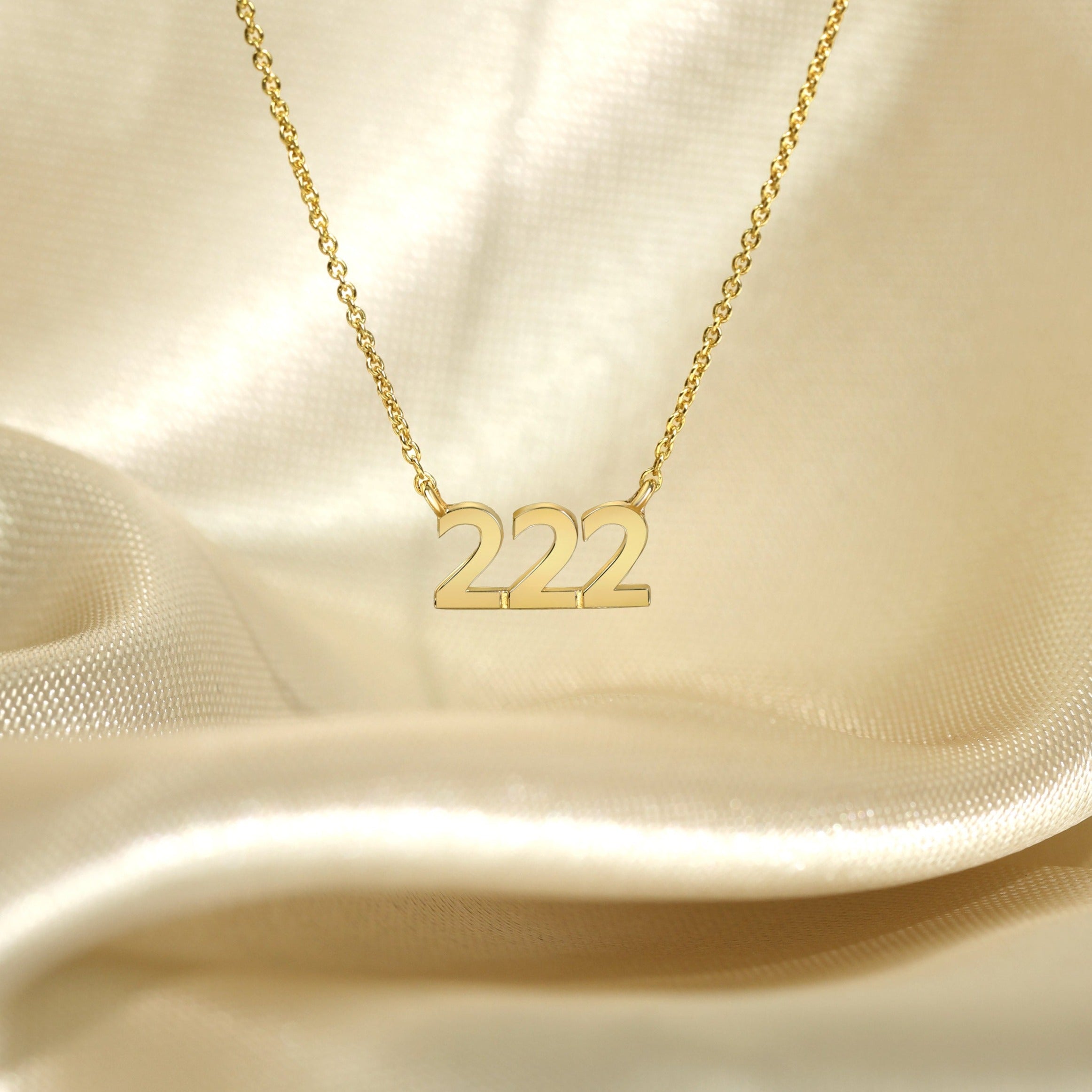 222 Angel Number Necklace