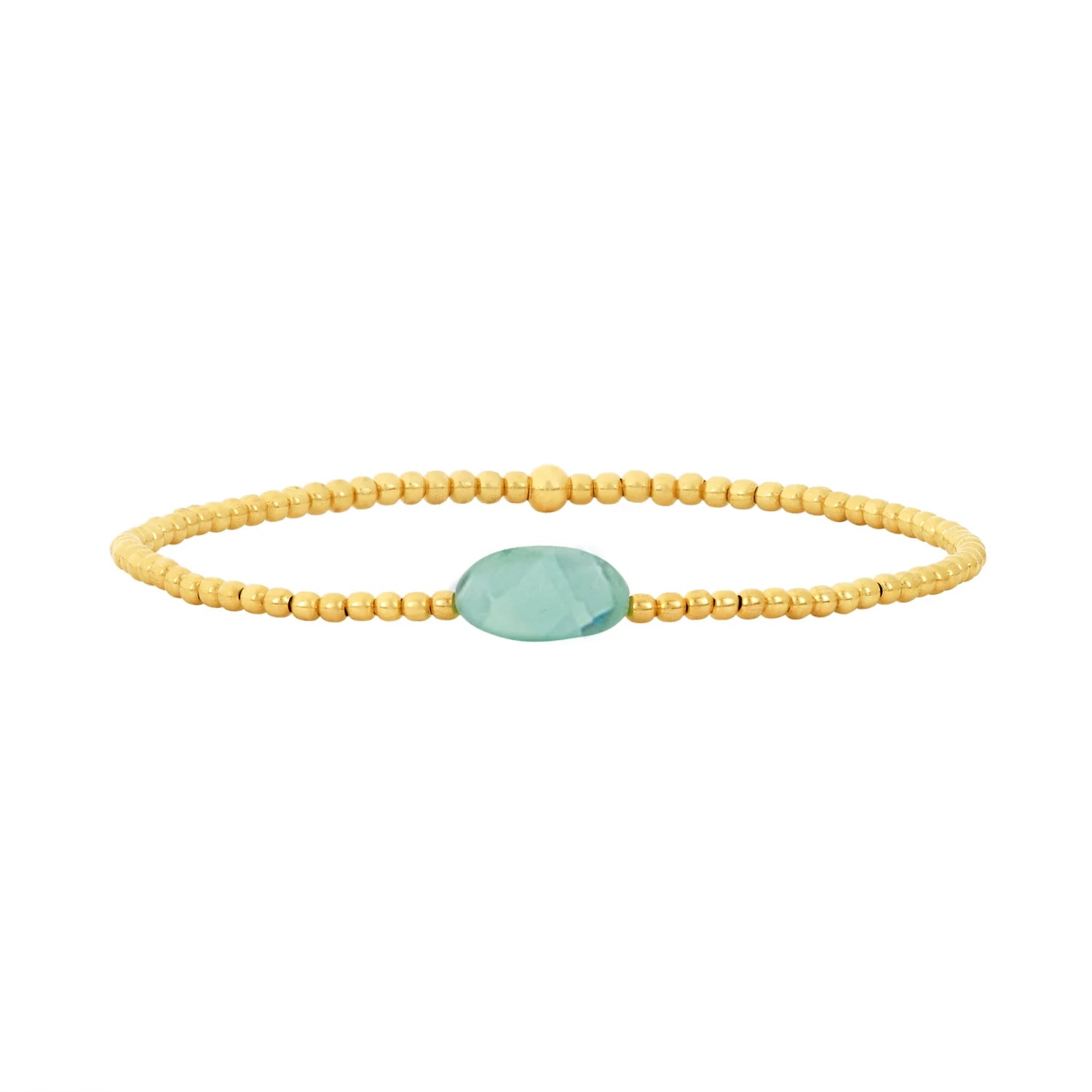 2MM BRACELET WITH AVENTURINE STONE