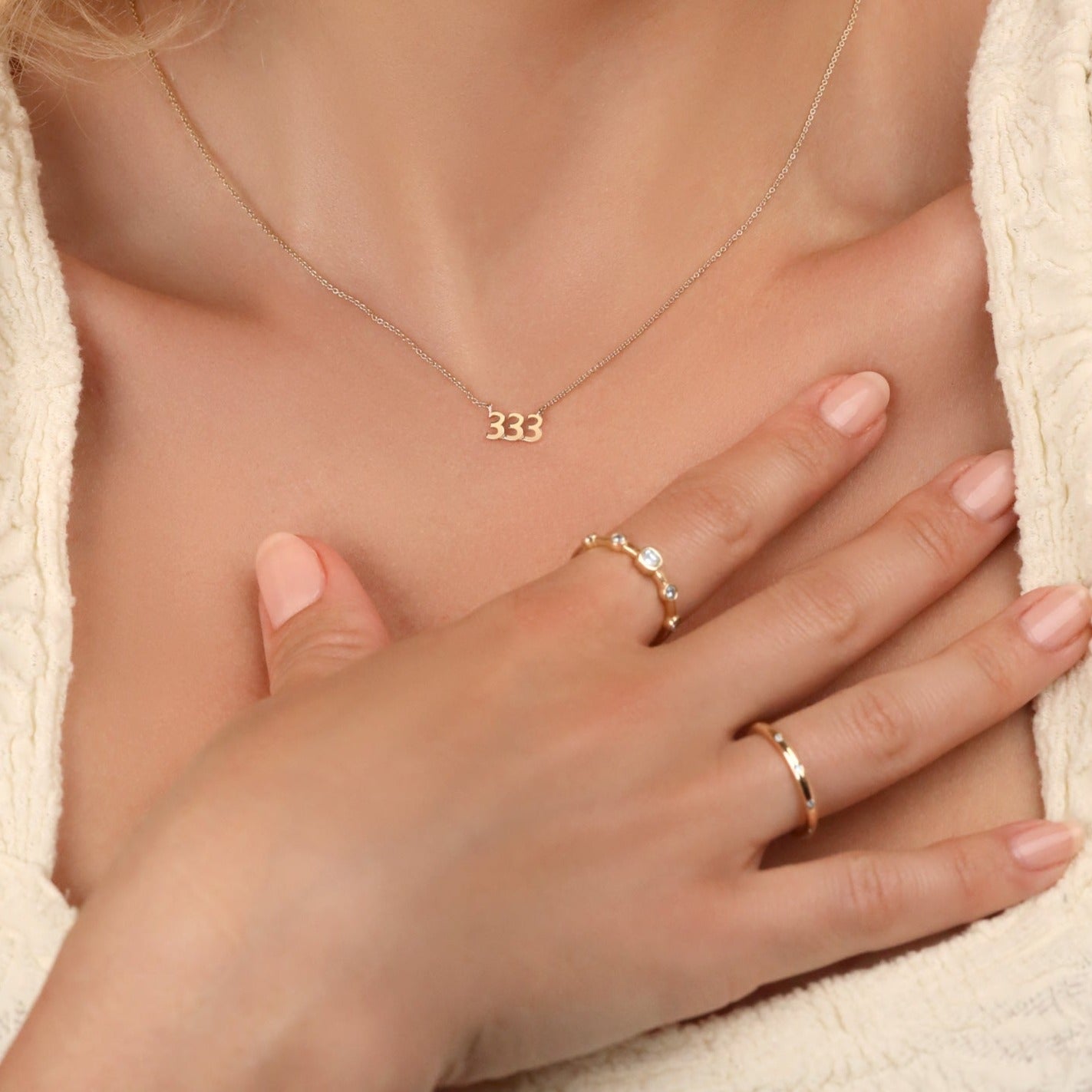 Angel Number 333 Pendant Necklace