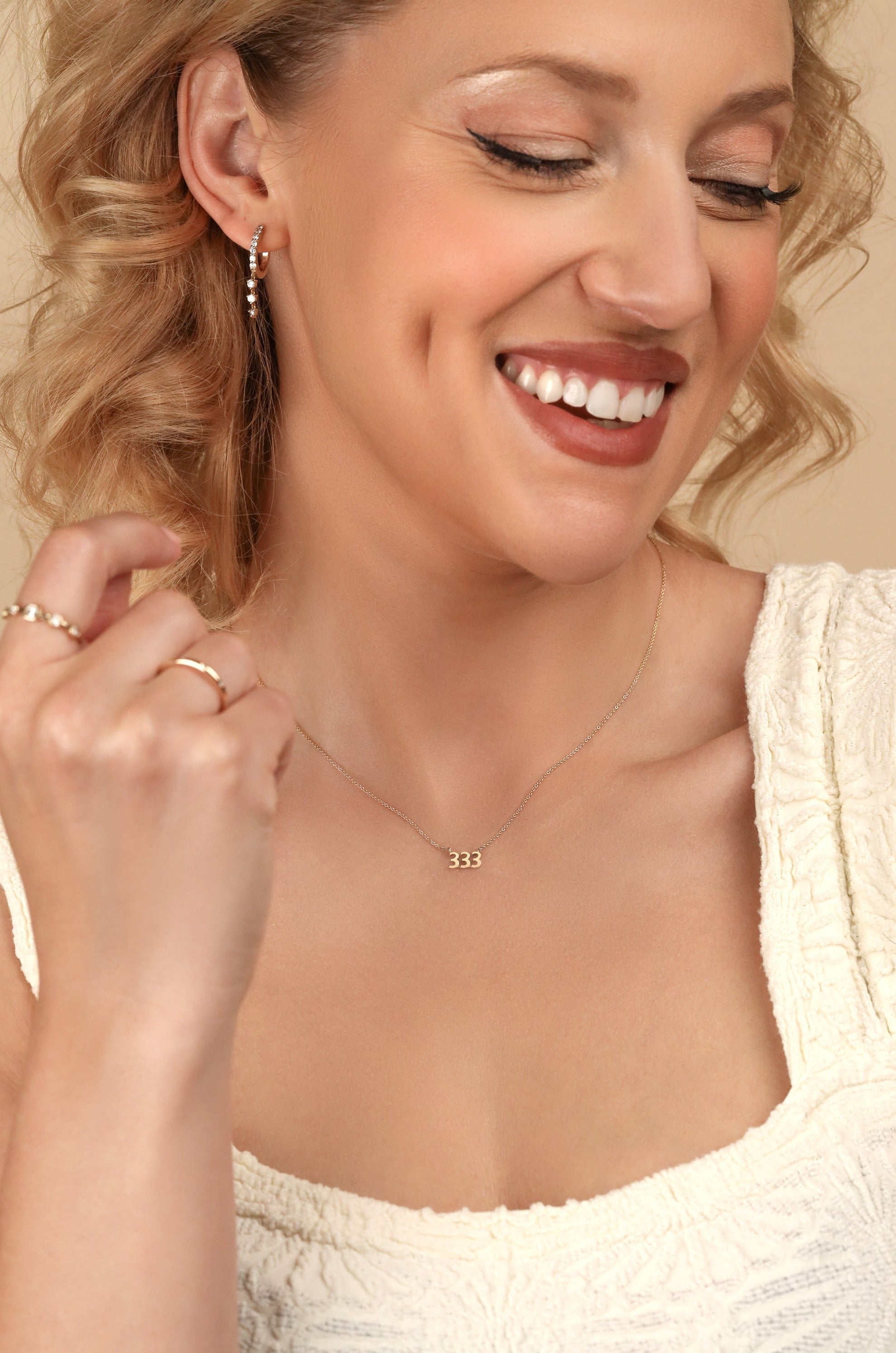 Angel Number 333 Pendant Necklace