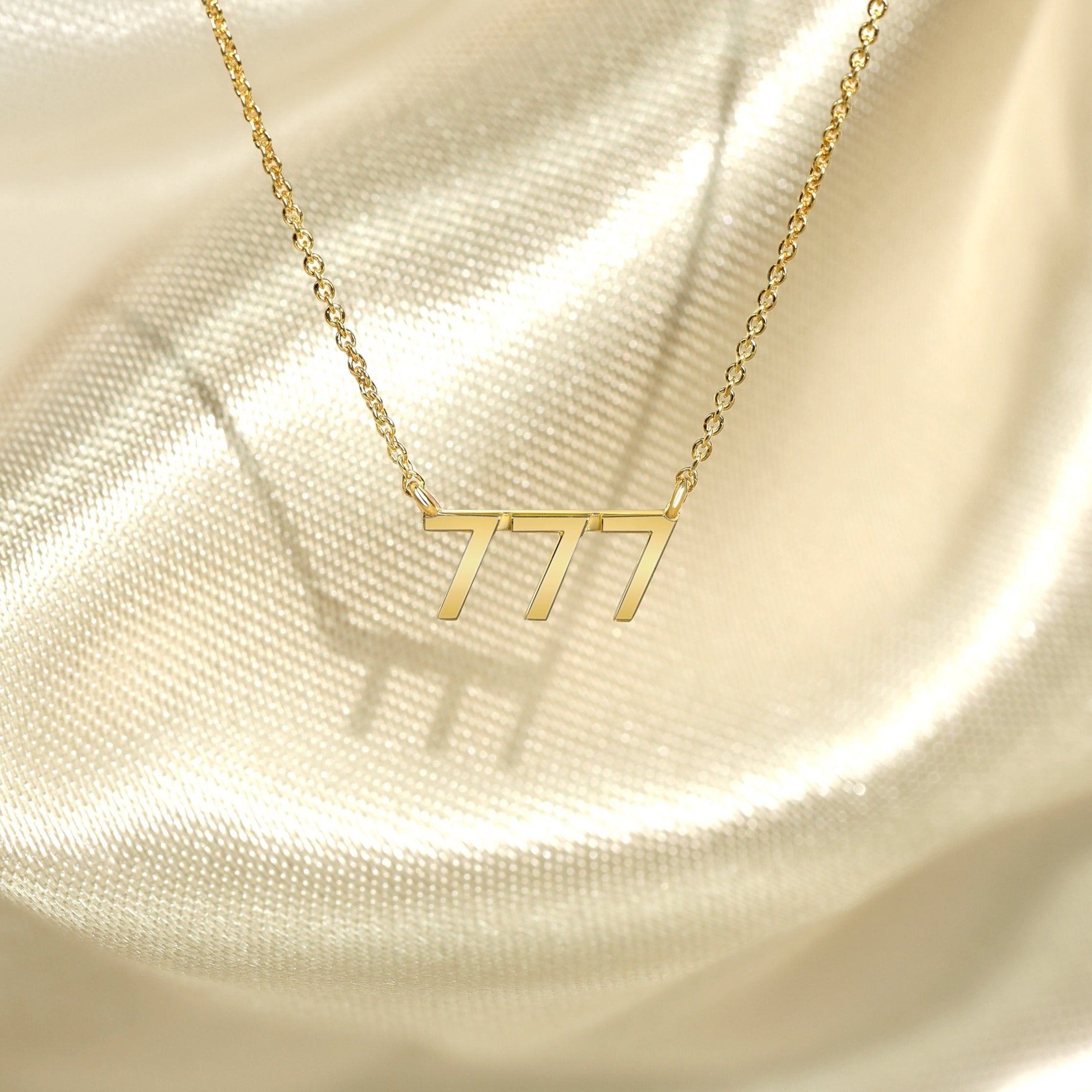 Angel Number 777 Pendant Necklace