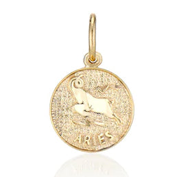 Treasure Coin Zodiac Charm