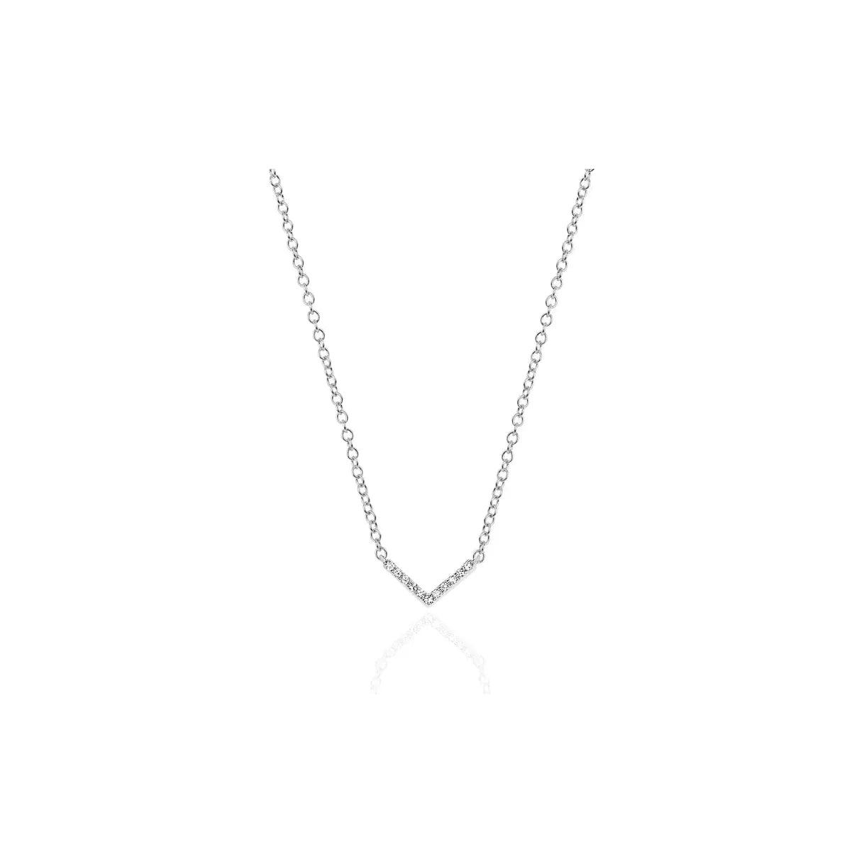 Diamond Chevron Necklace