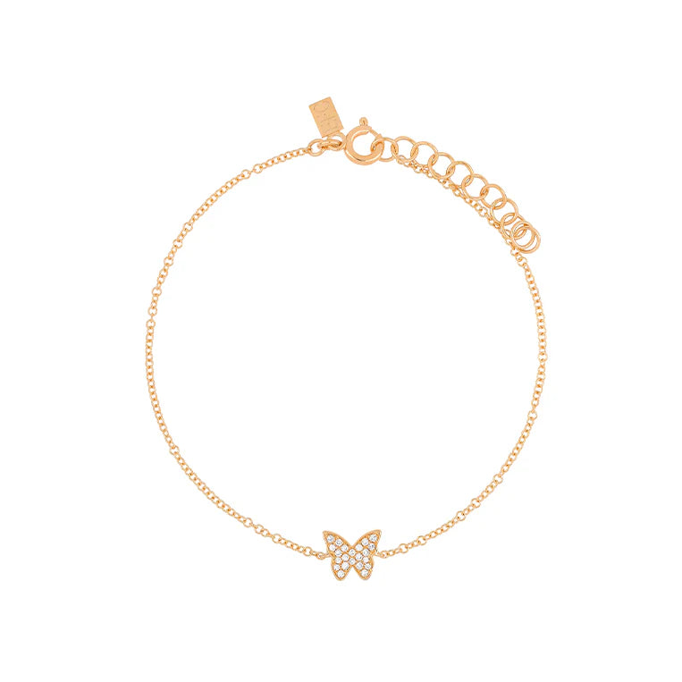Diamond Butterfly Bracelet