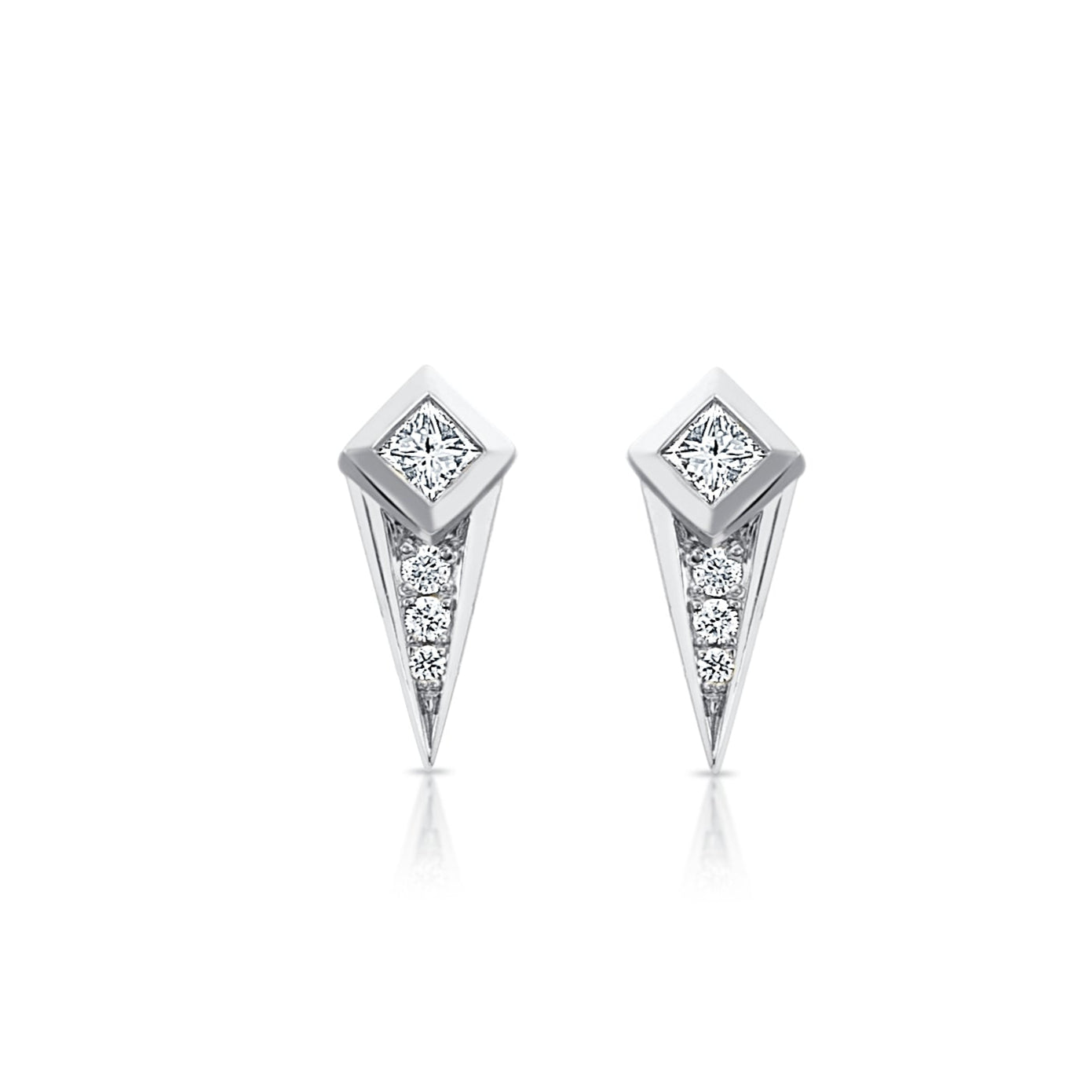 Diamond Spike Studs