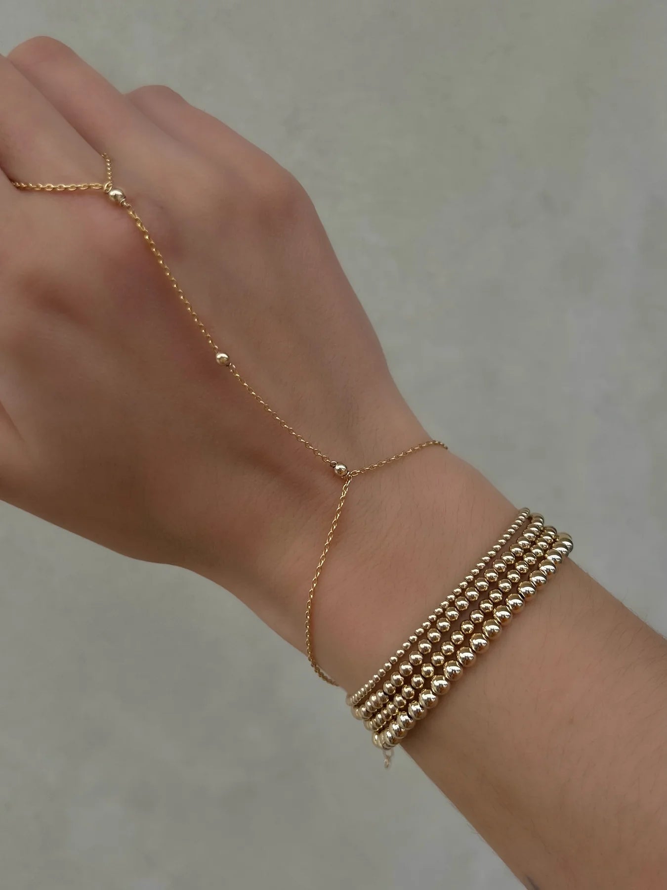 Gold Filled Hand Chain