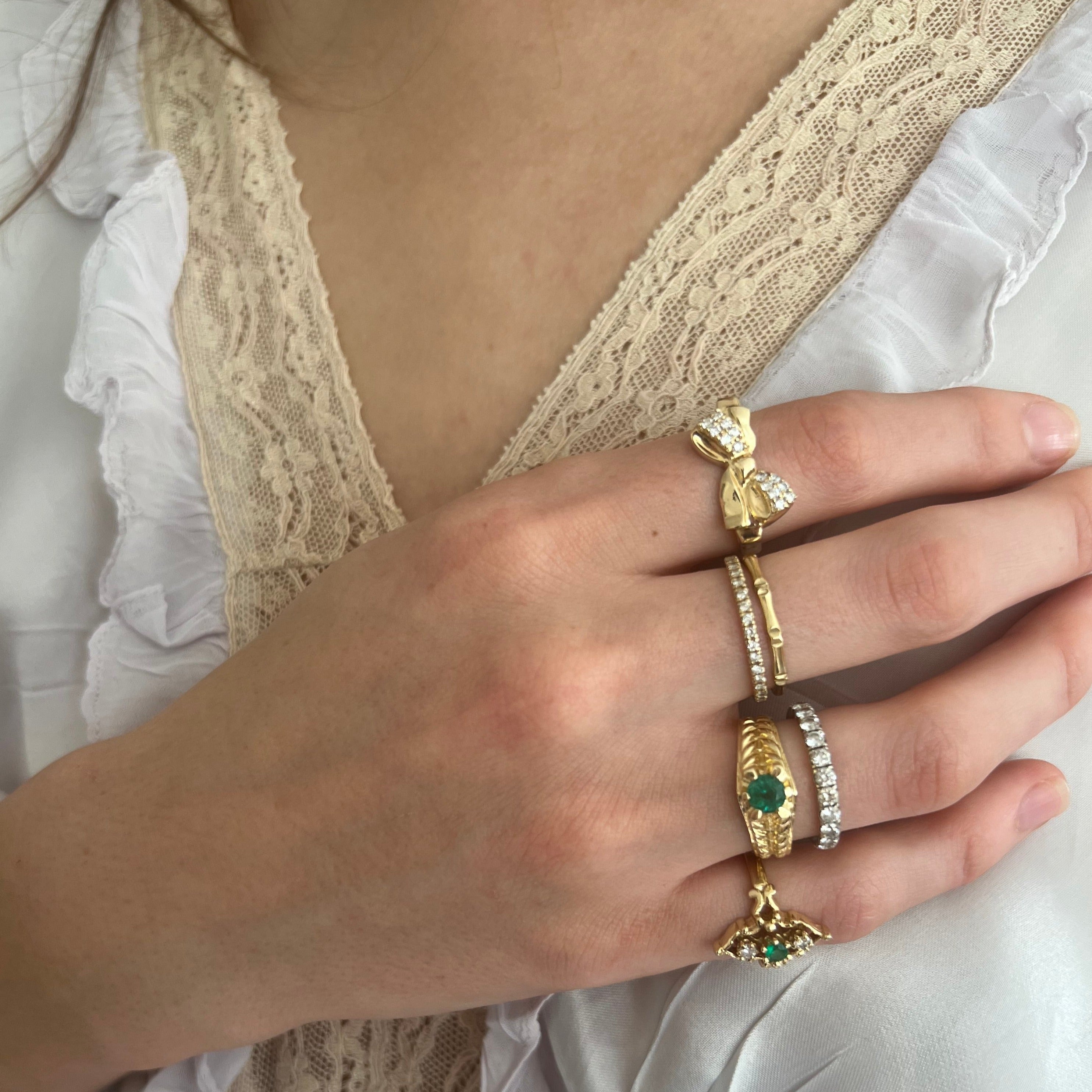 Emerald Jolene Ring