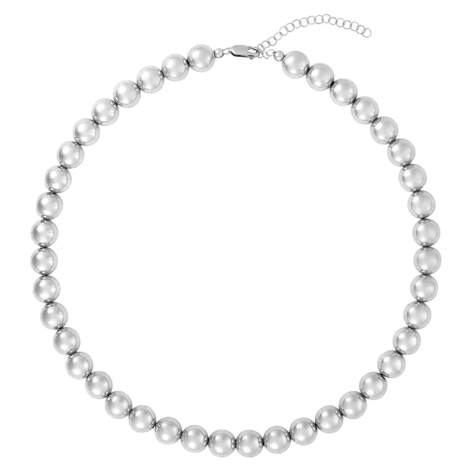 10MM SIGNATURE GOLD BEADED NECKLACE