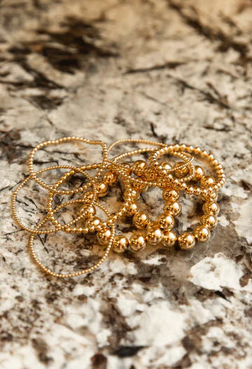 10mm Rose Gold Bead Bracelet