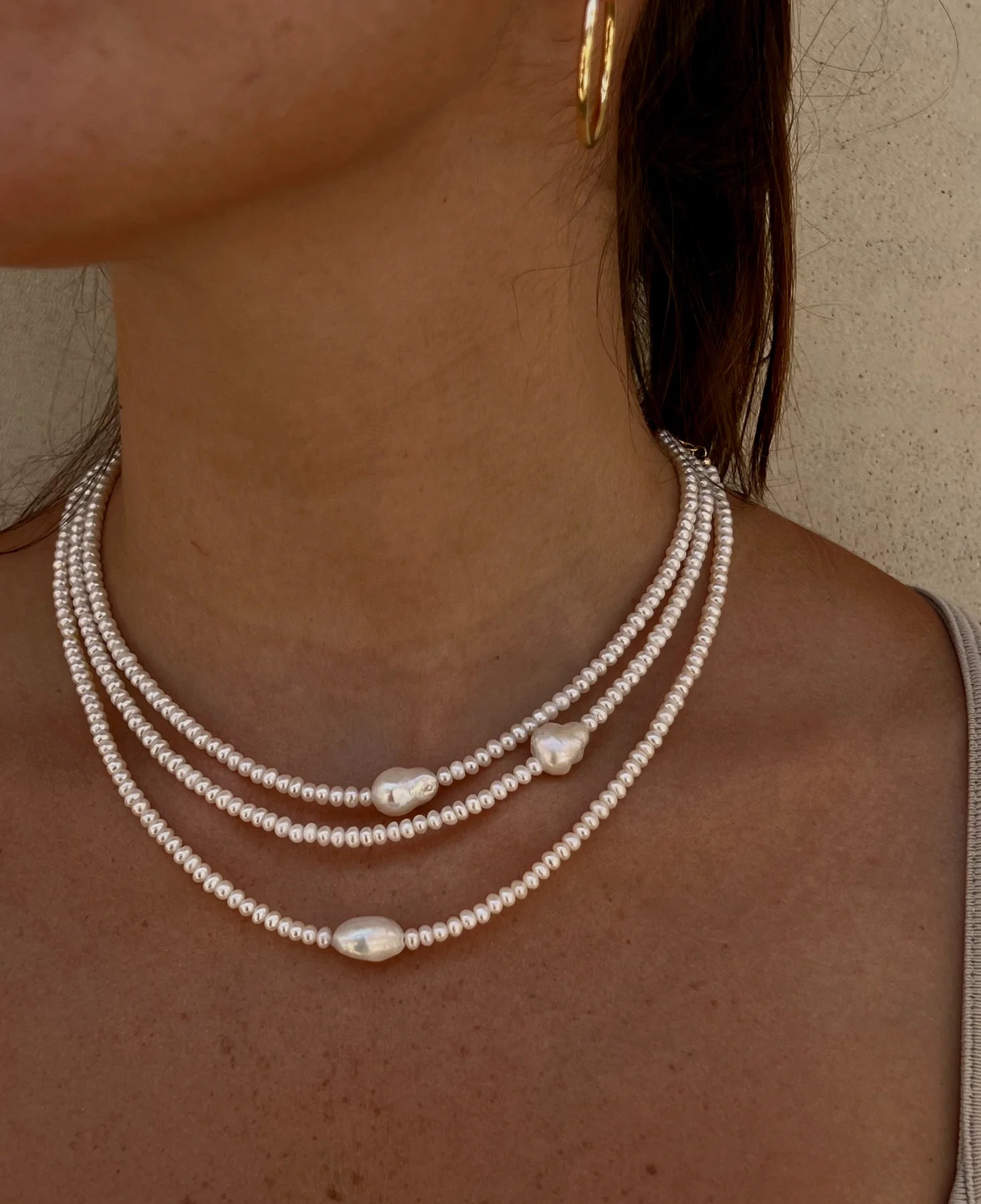 PEARL ON PEARL NECKLACE
