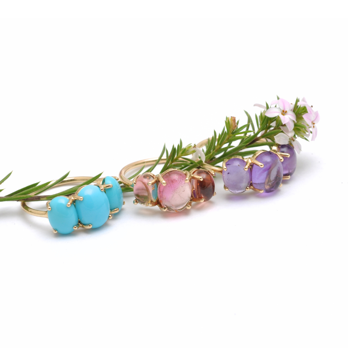 Turquoise Gumdrop Ring