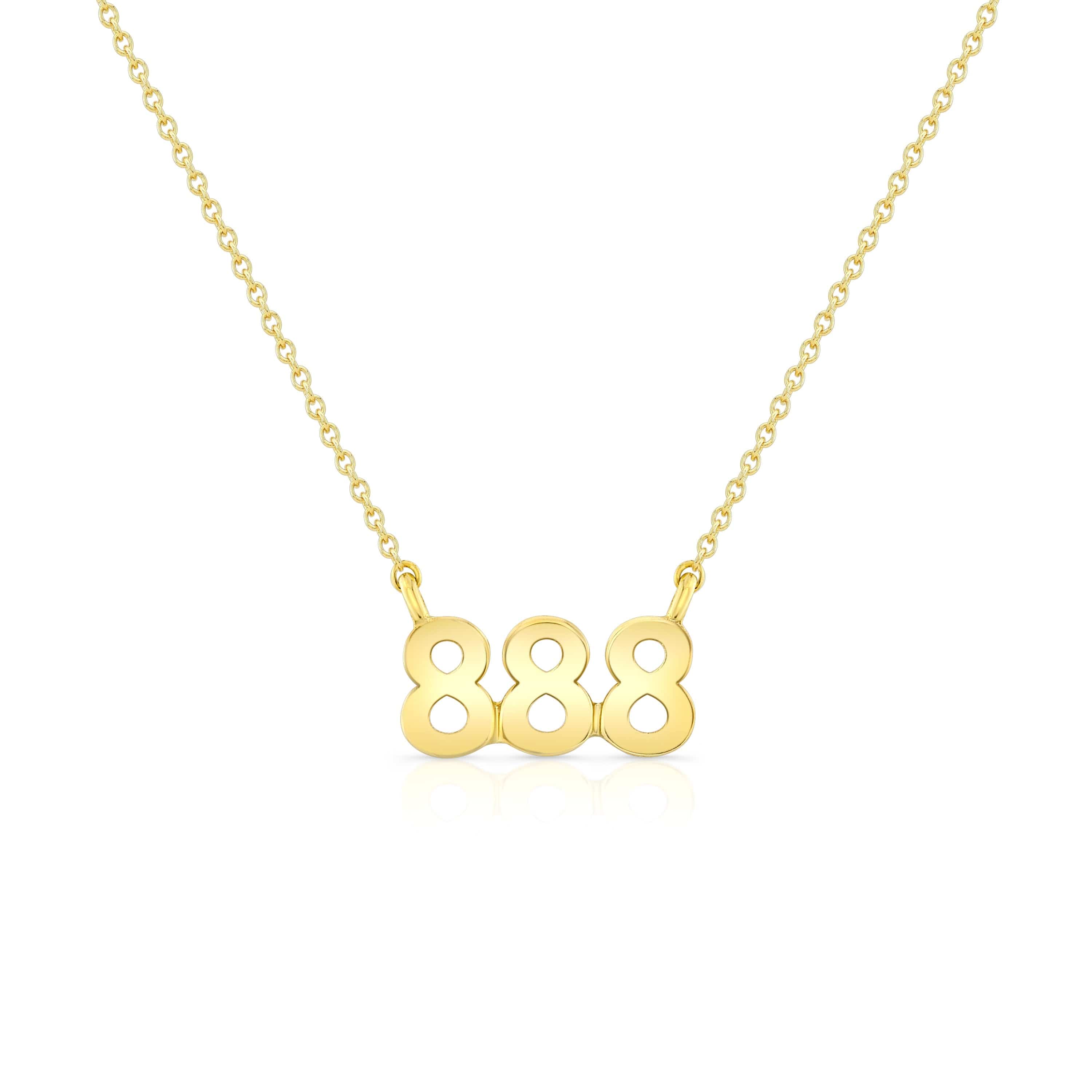 Carter Eve Jewelry Angel Number Pendant Necklace