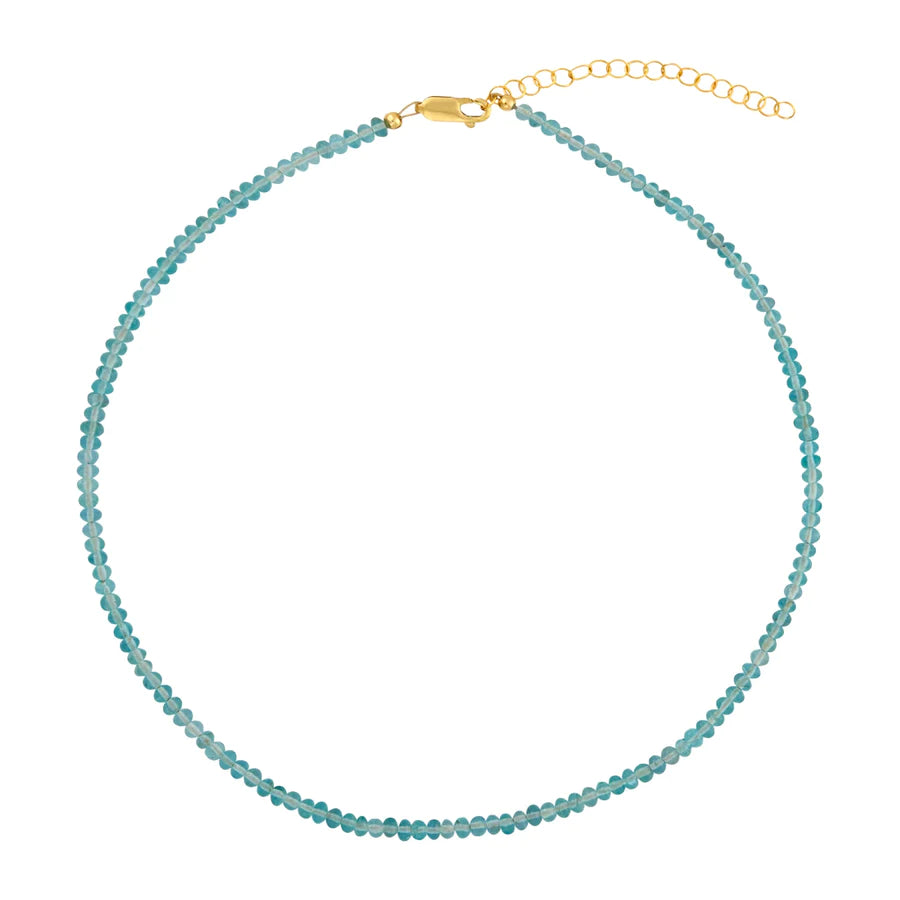 SMOOTH APATITE NECKLACE