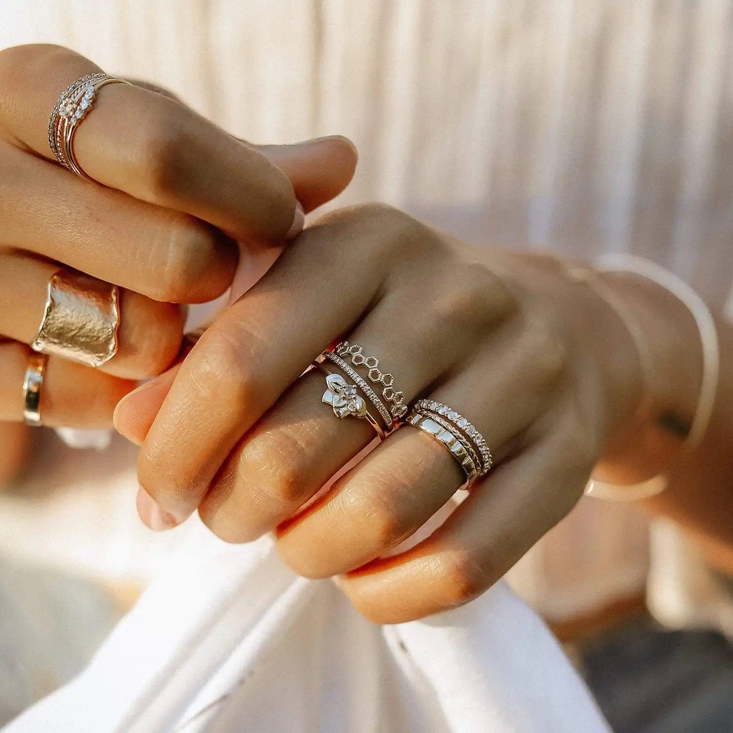 Dahlia Flower Bloom Ring