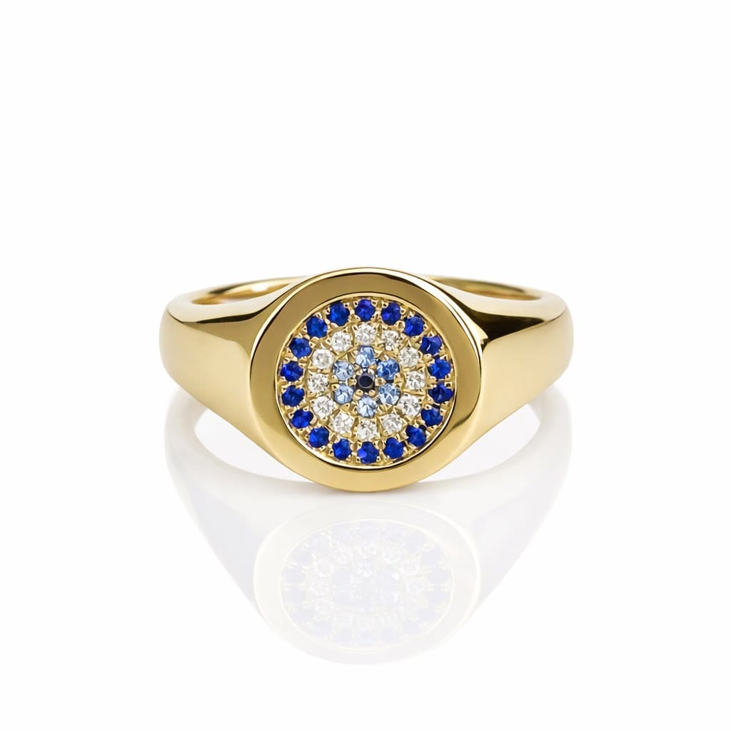 Curated Los Angeles Blue Sapphire Signet