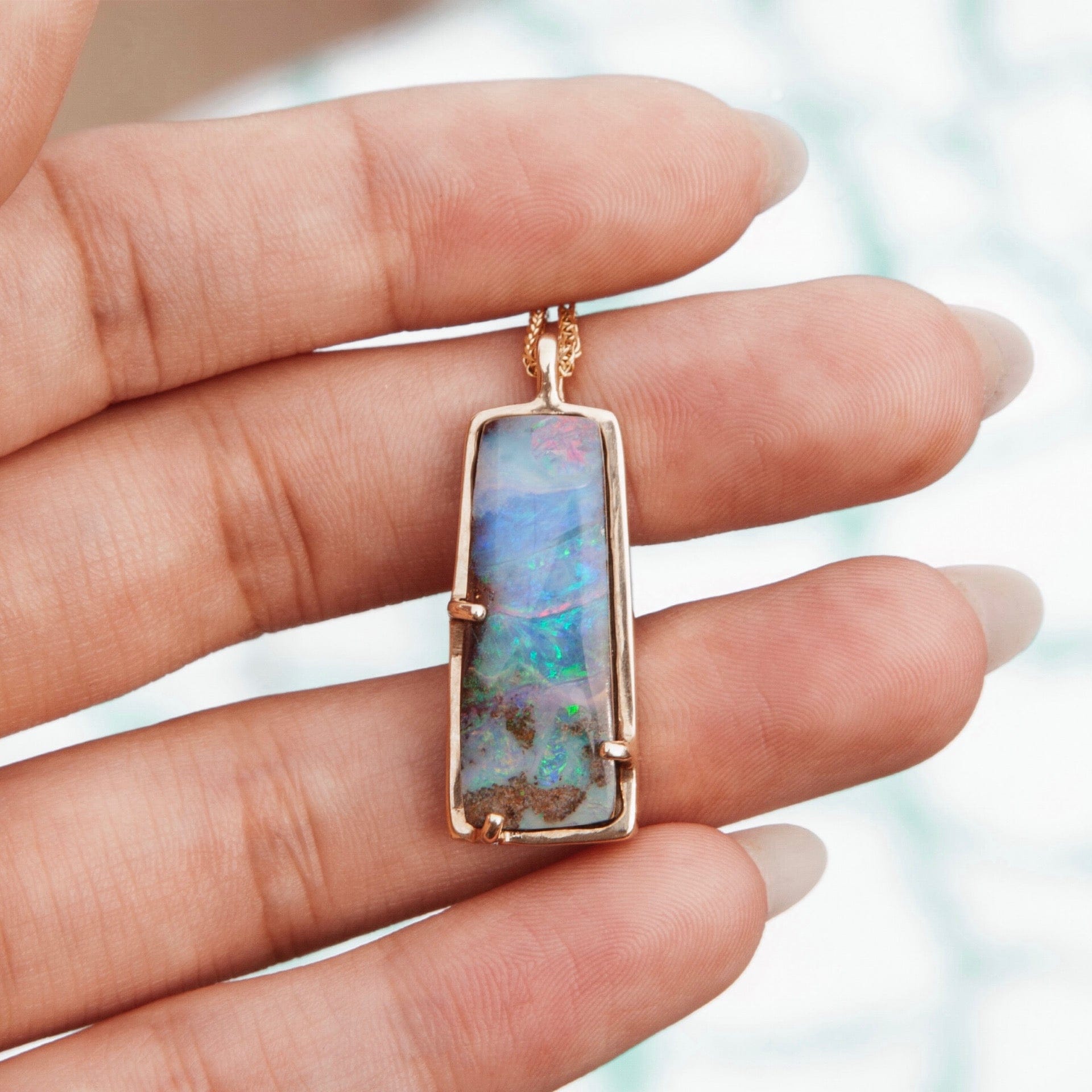 Sublimity boulder opal
