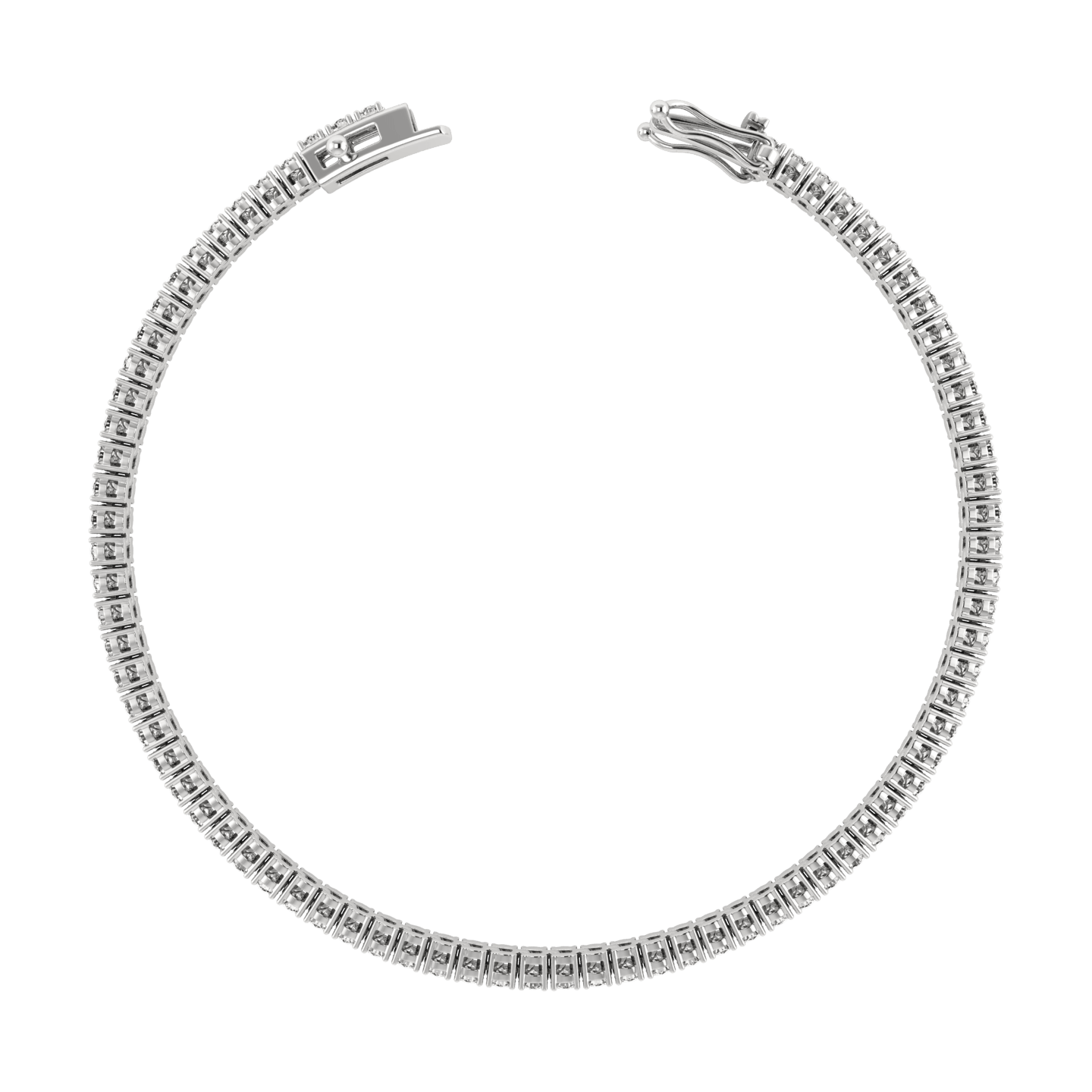 Curated Los Angeles BRACELETS 3 Carat Lab Diamond Tennis Bracelet