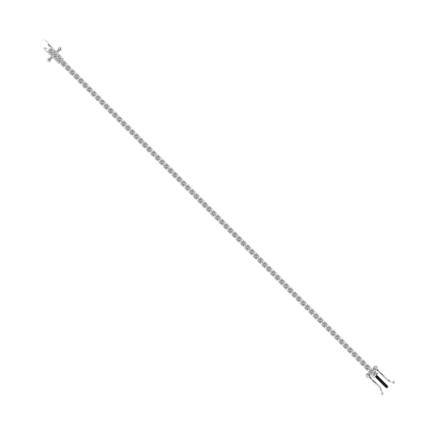 Curated Los Angeles BRACELETS 3 Carat Lab Diamond Tennis Bracelet