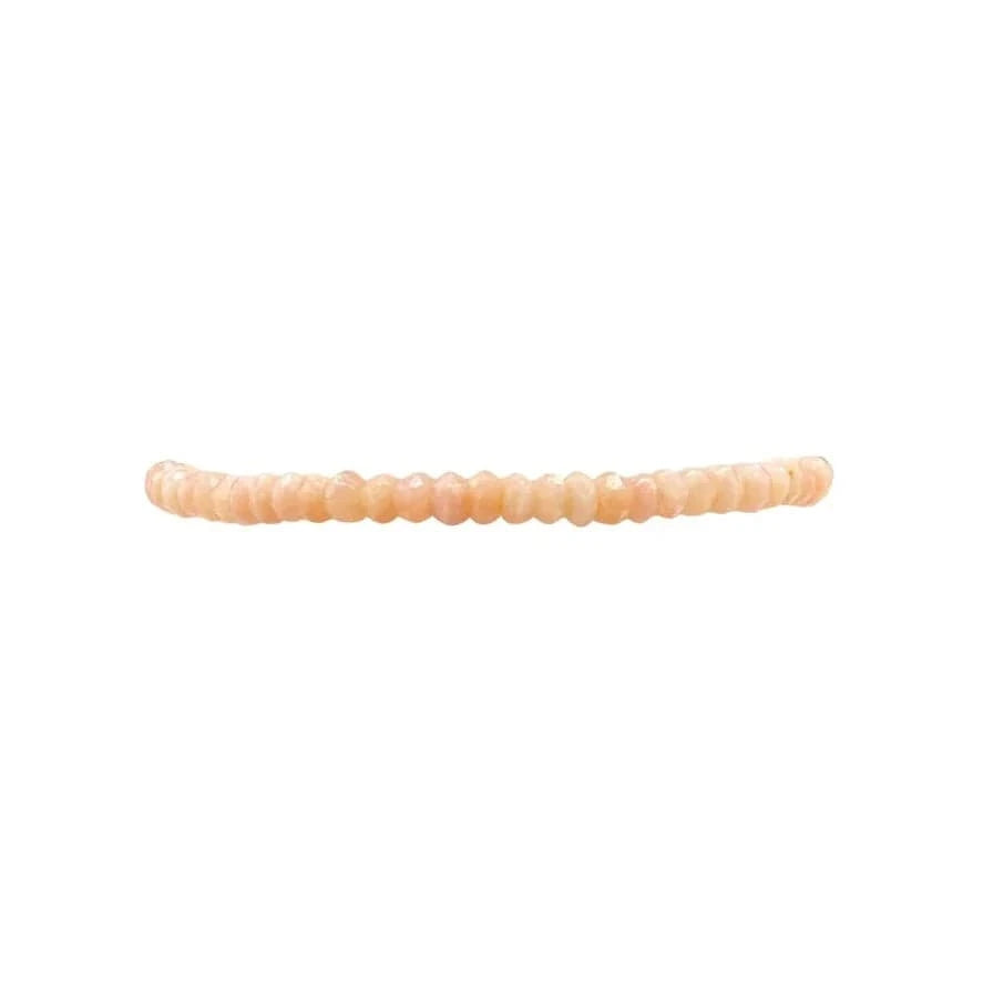Karen Lazar BRACELETS 3mm Pink Opal Gemstone Beaded Bracelet