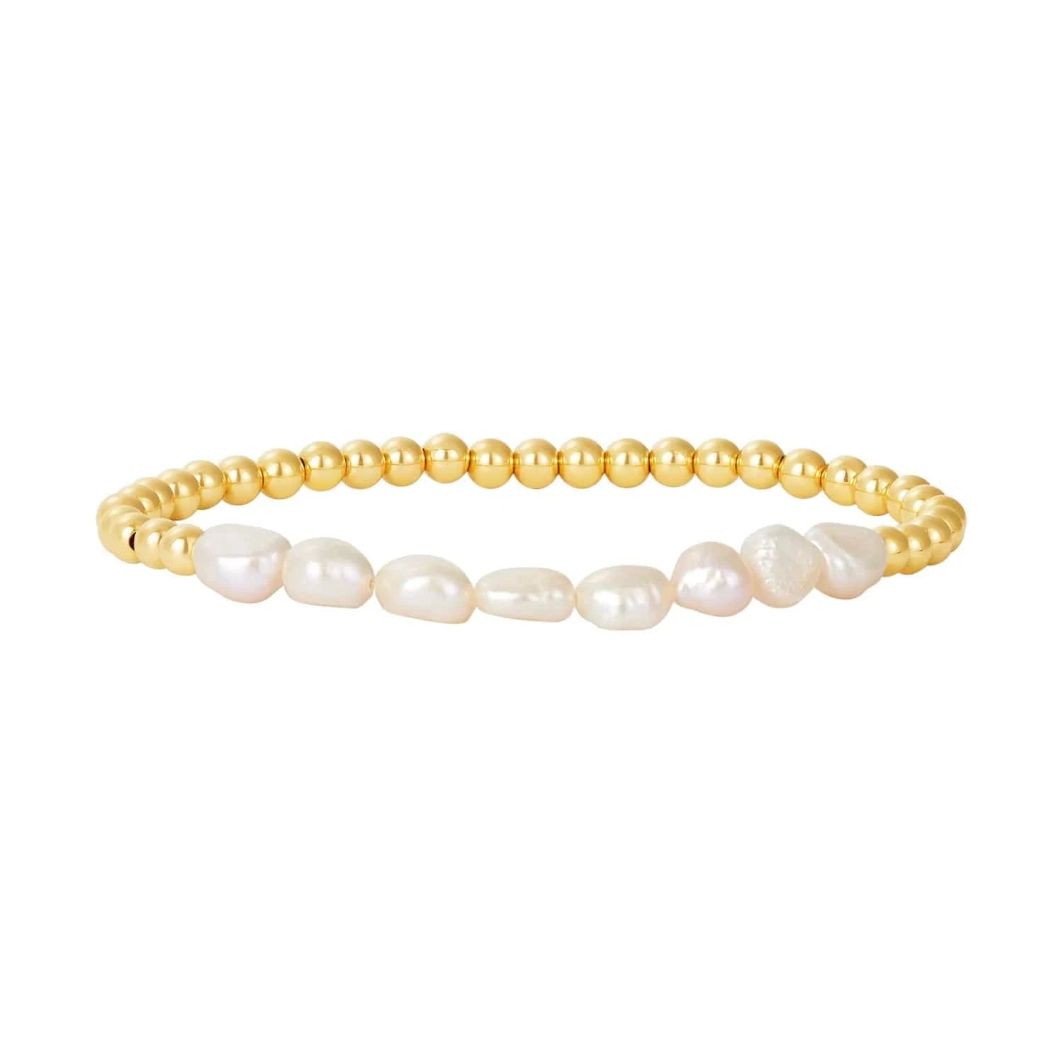 Karen Lazar BRACELETS 4MM SIGNATURE BRACELET WITH BAROQUE PEARLS