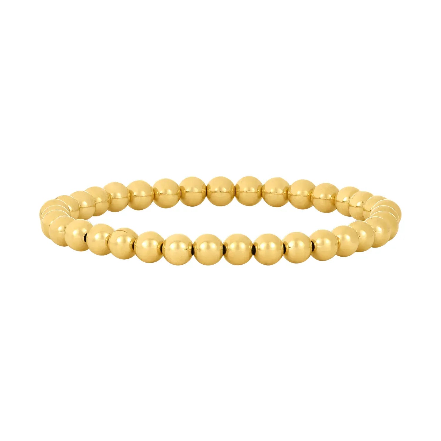 Karen Lazar BRACELETS 5mm Yellow Gold Bead Bracelet