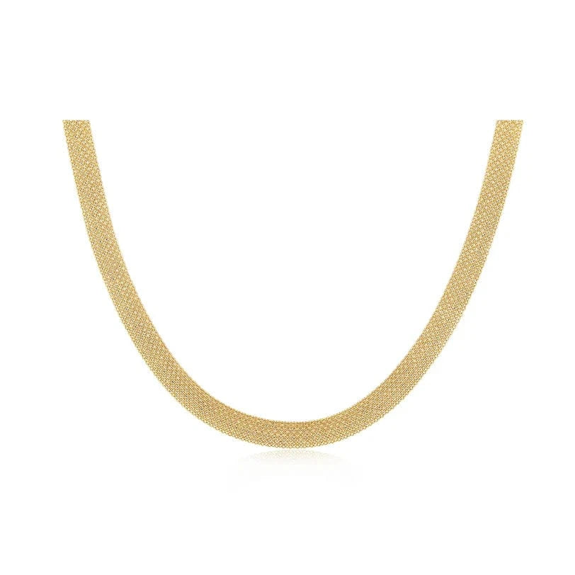 EF COLLECTION BRACELETS Gold Mesh Necklace