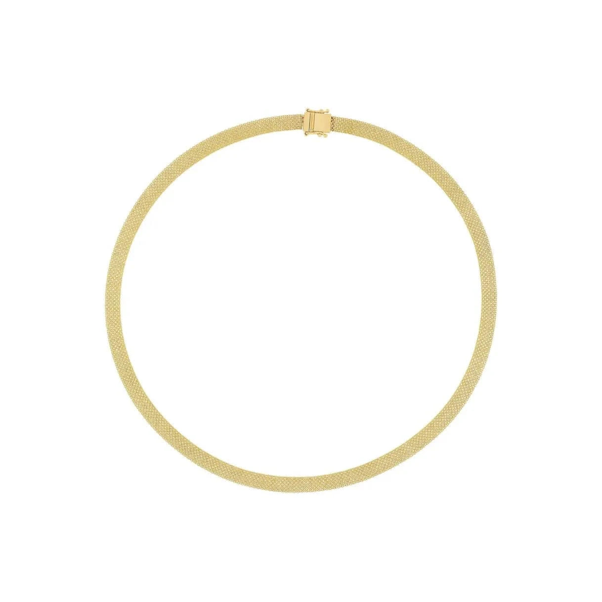 EF COLLECTION BRACELETS Gold Mesh Necklace