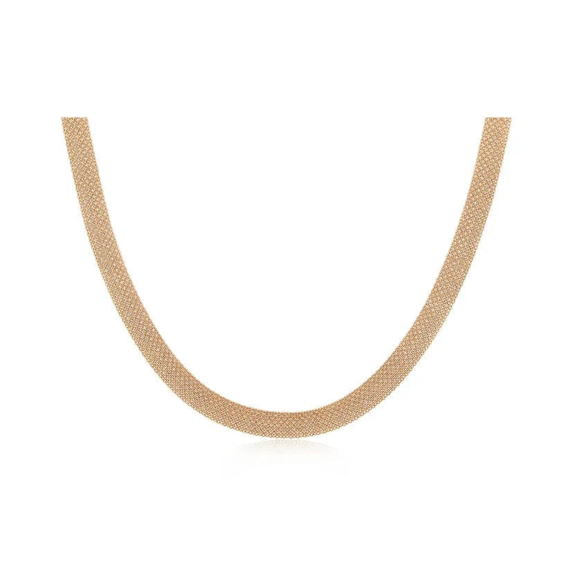 EF COLLECTION BRACELETS Gold Mesh Necklace