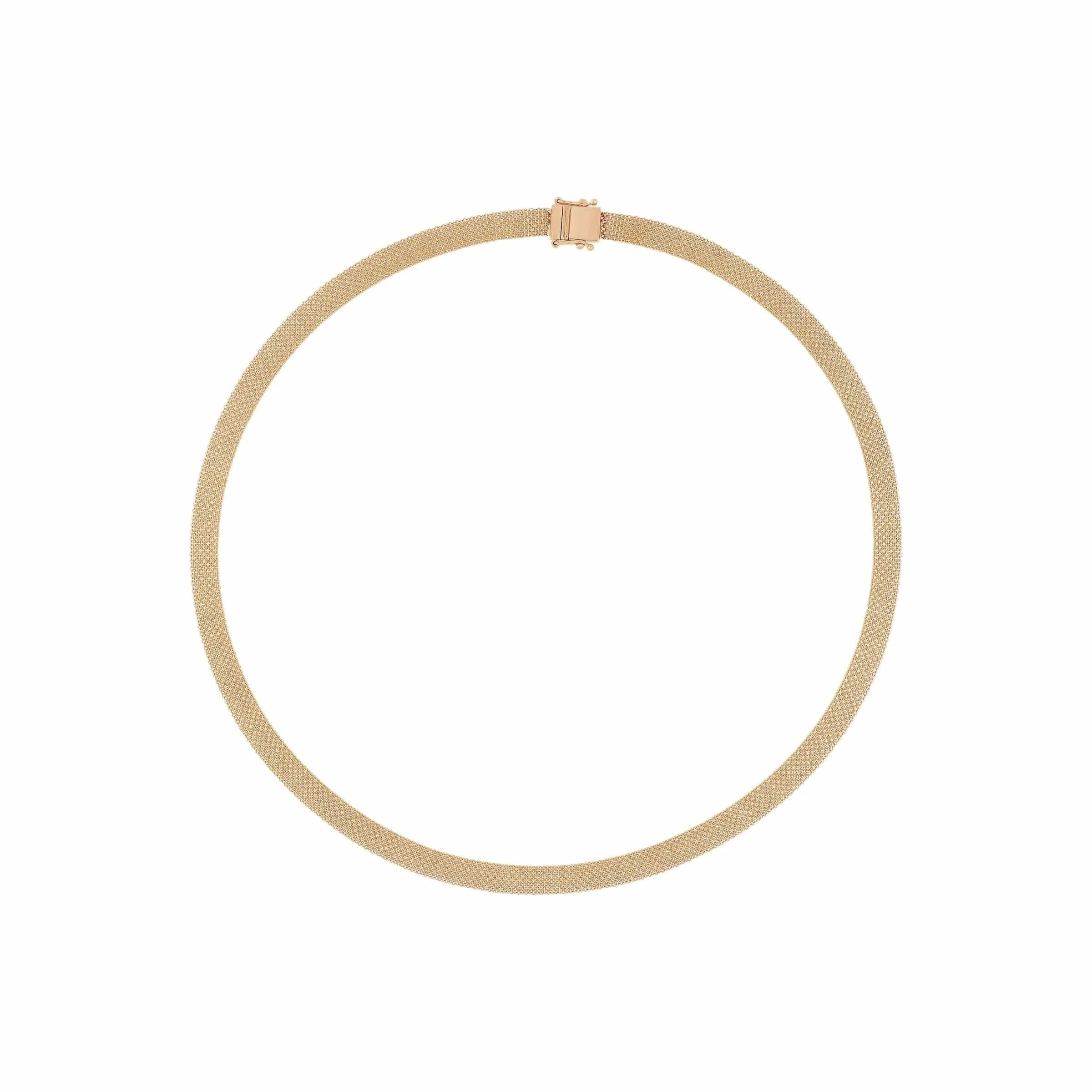EF COLLECTION BRACELETS Gold Mesh Necklace