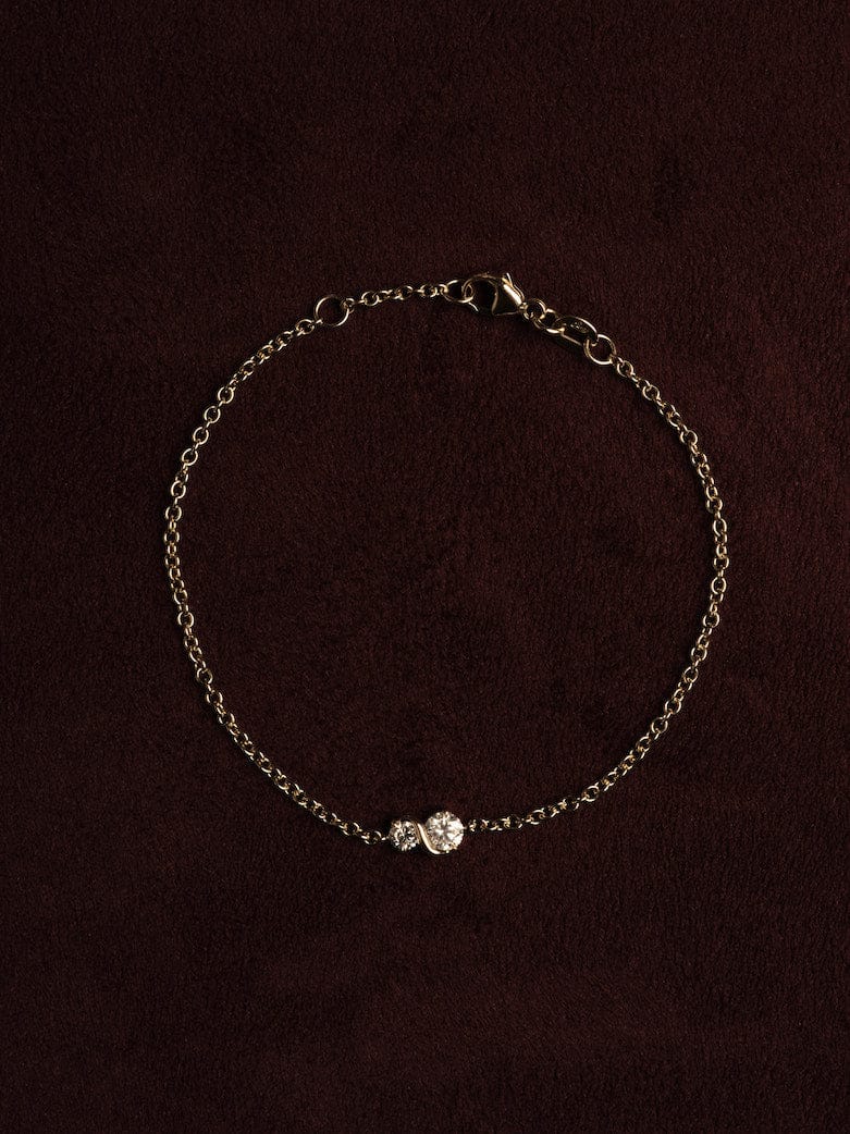 FADE TO BLACK STUDIO BRACELETS Infinite Diamond Bracelet