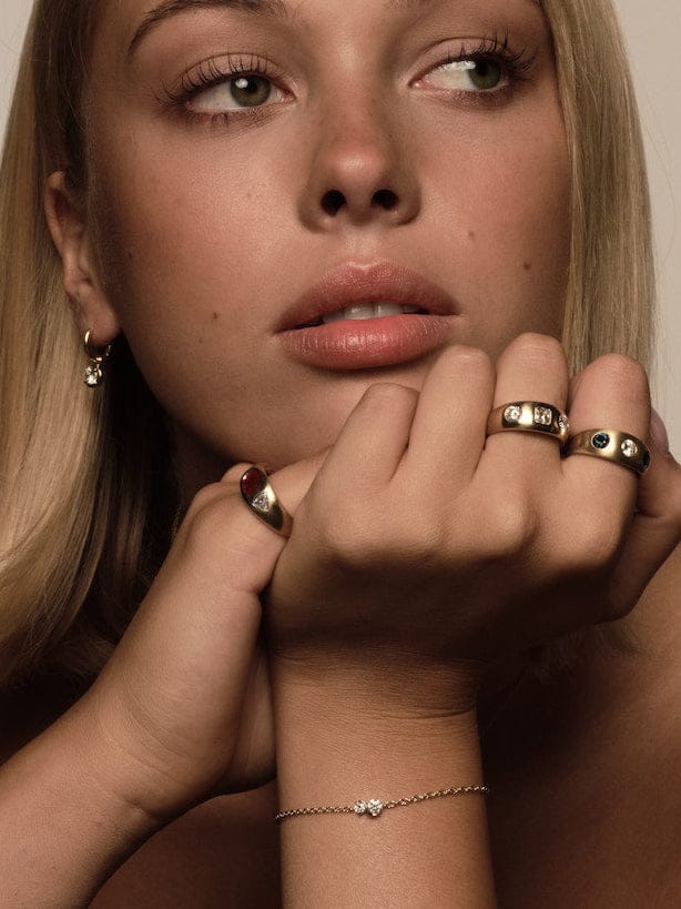 FADE TO BLACK STUDIO BRACELETS Infinite Diamond Bracelet