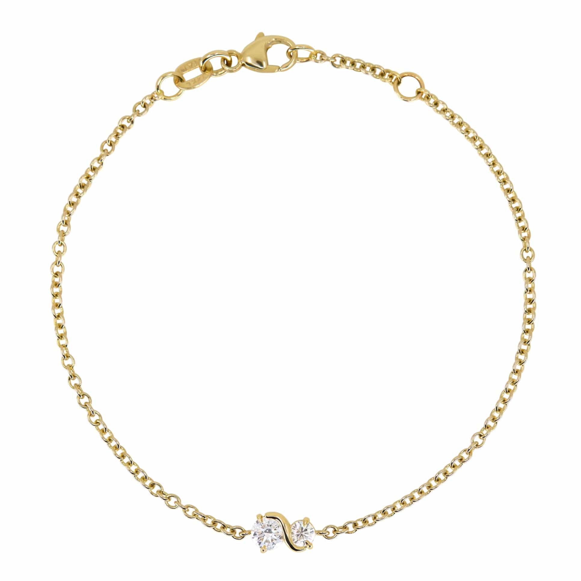 FADE TO BLACK STUDIO BRACELETS Infinite Diamond Bracelet