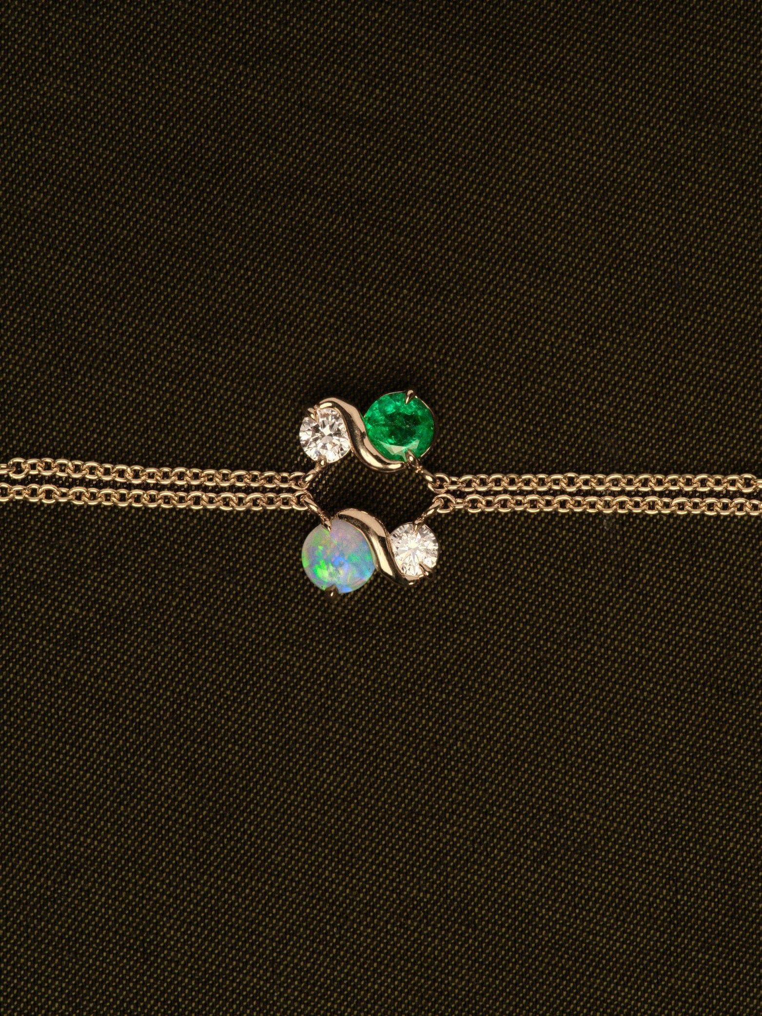 FADE TO BLACK STUDIO BRACELETS Infinite Opal Bracelet
