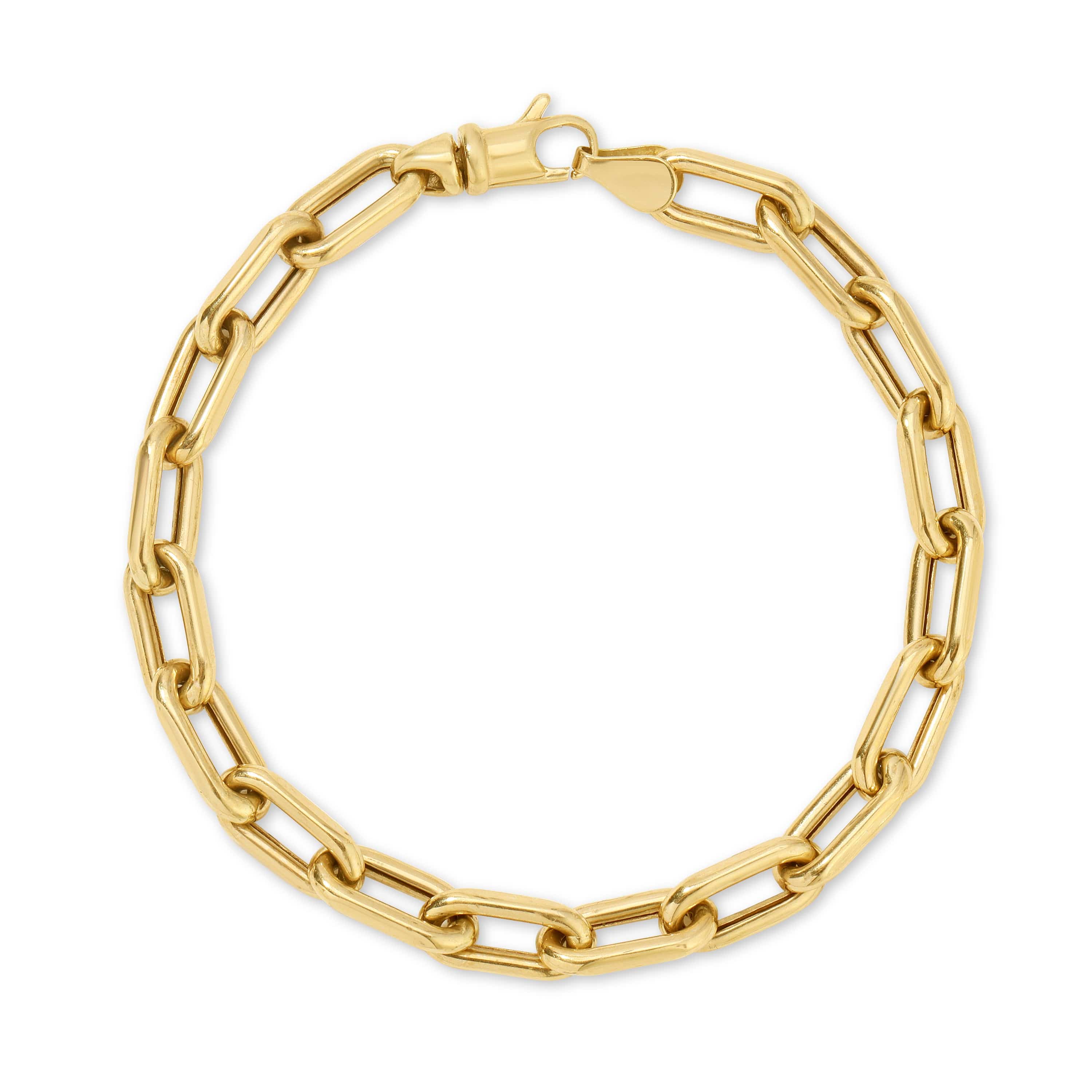 Curated Los Angeles BRACELETS Large Chunky 14k Chain Bracelet