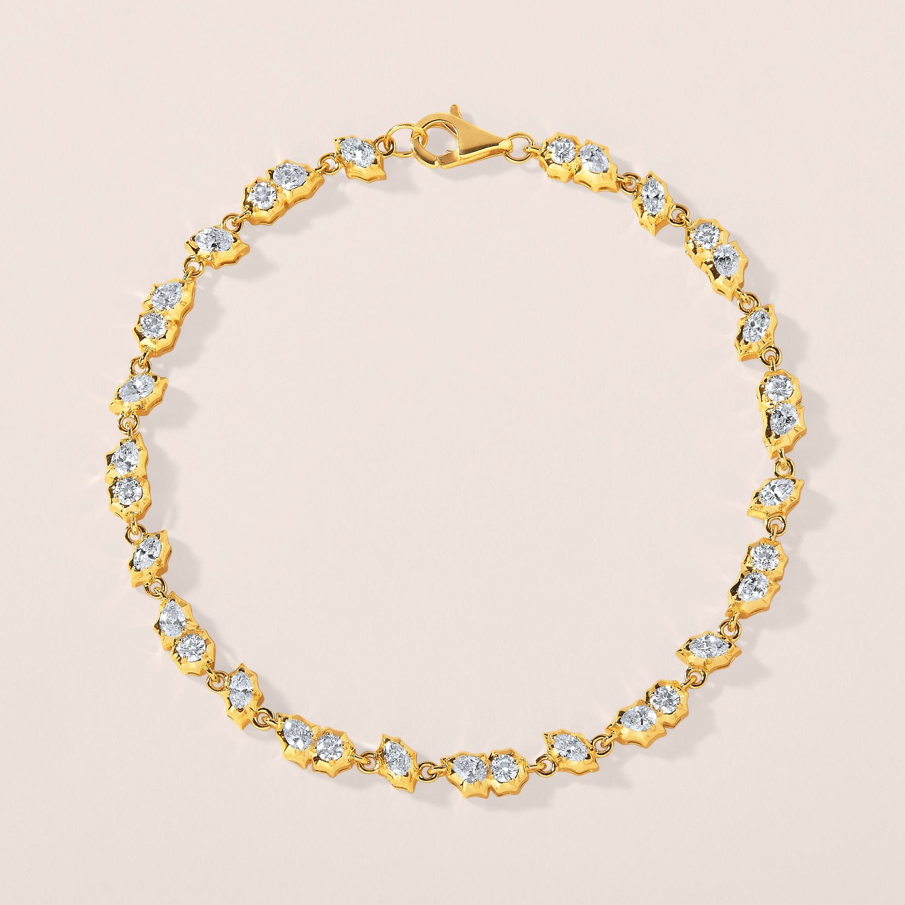 CLA BRACELETS Marquise Spike Diamond Tennis Bracelet