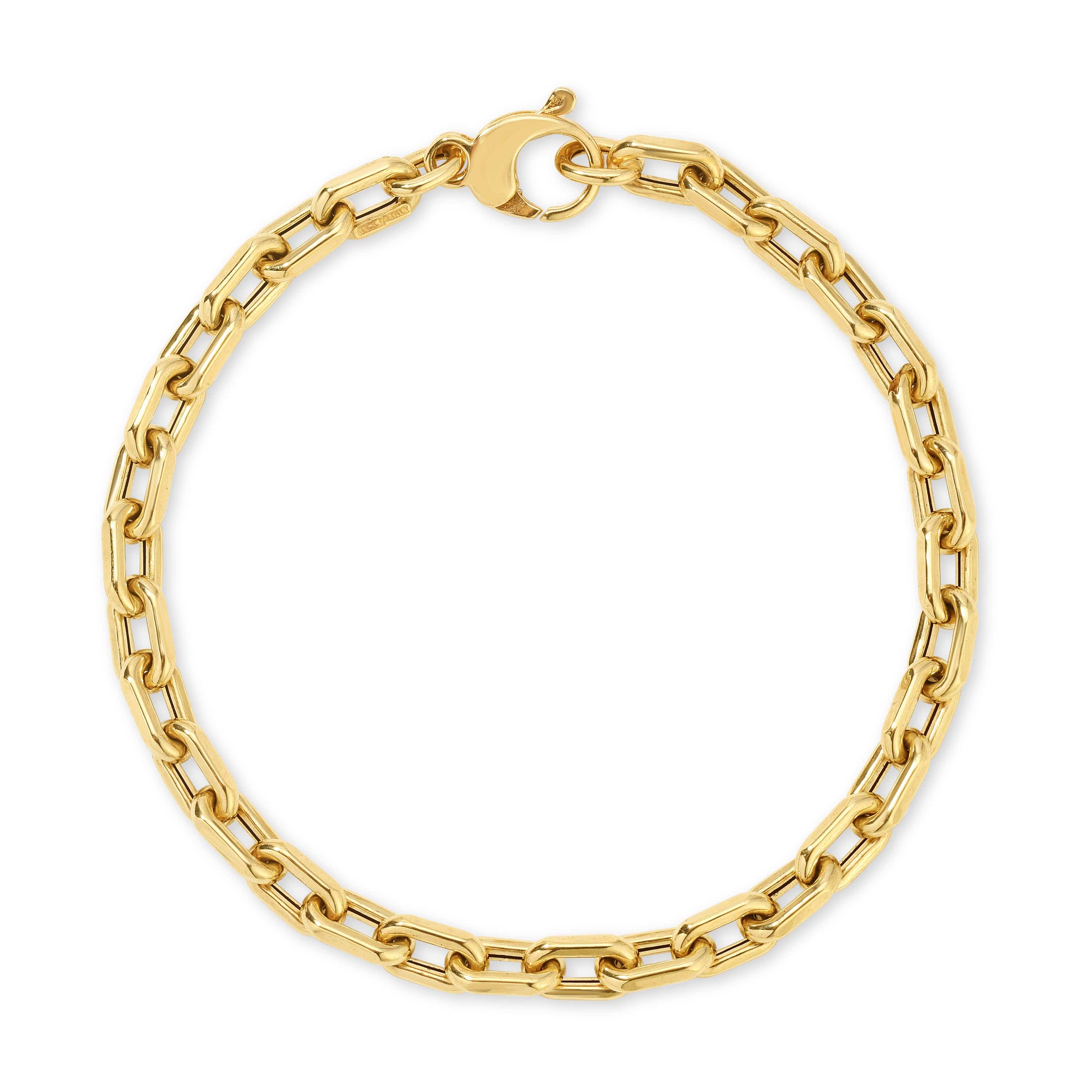 Curated Los Angeles BRACELETS Medium Chunky 14k Chain Bracelet