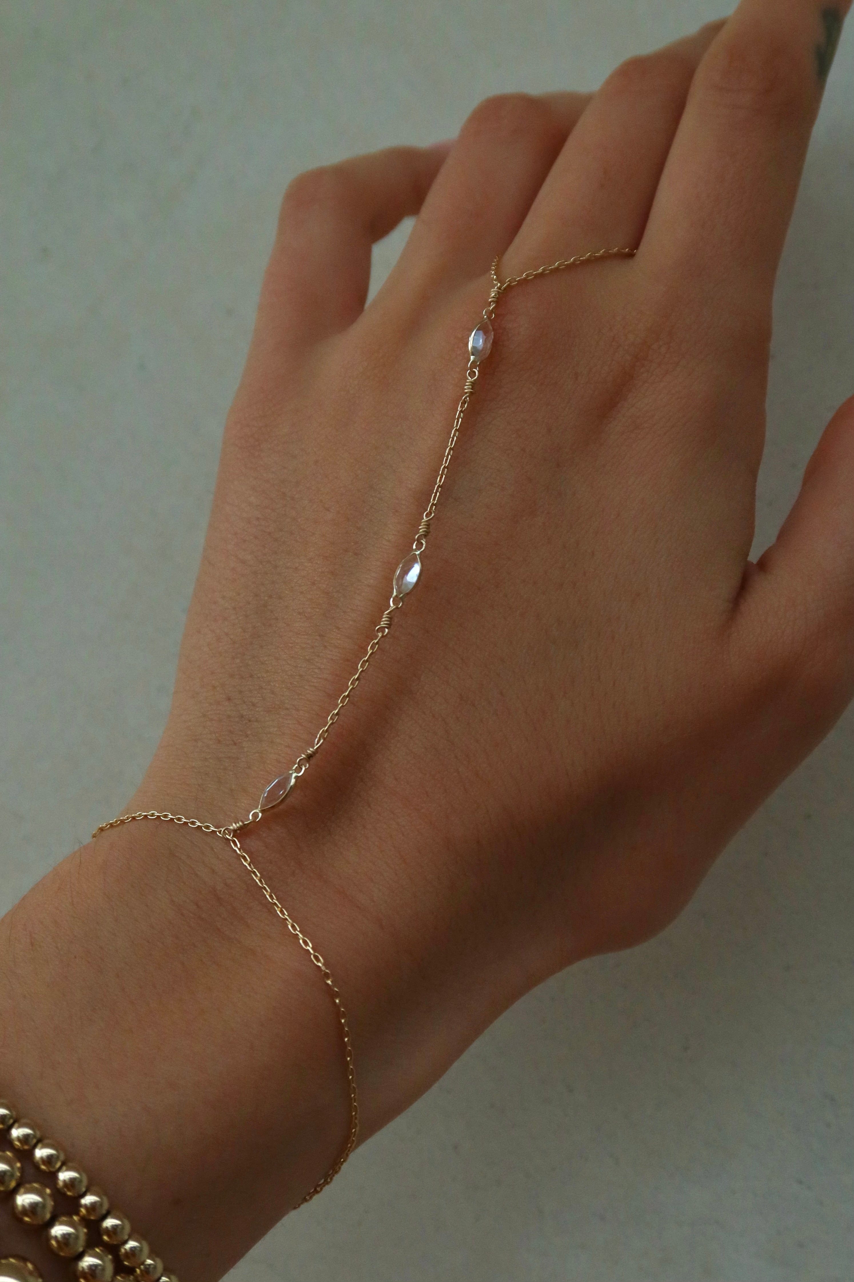 Karen Lazar Design BRACELETS The Embrace Hand Chain