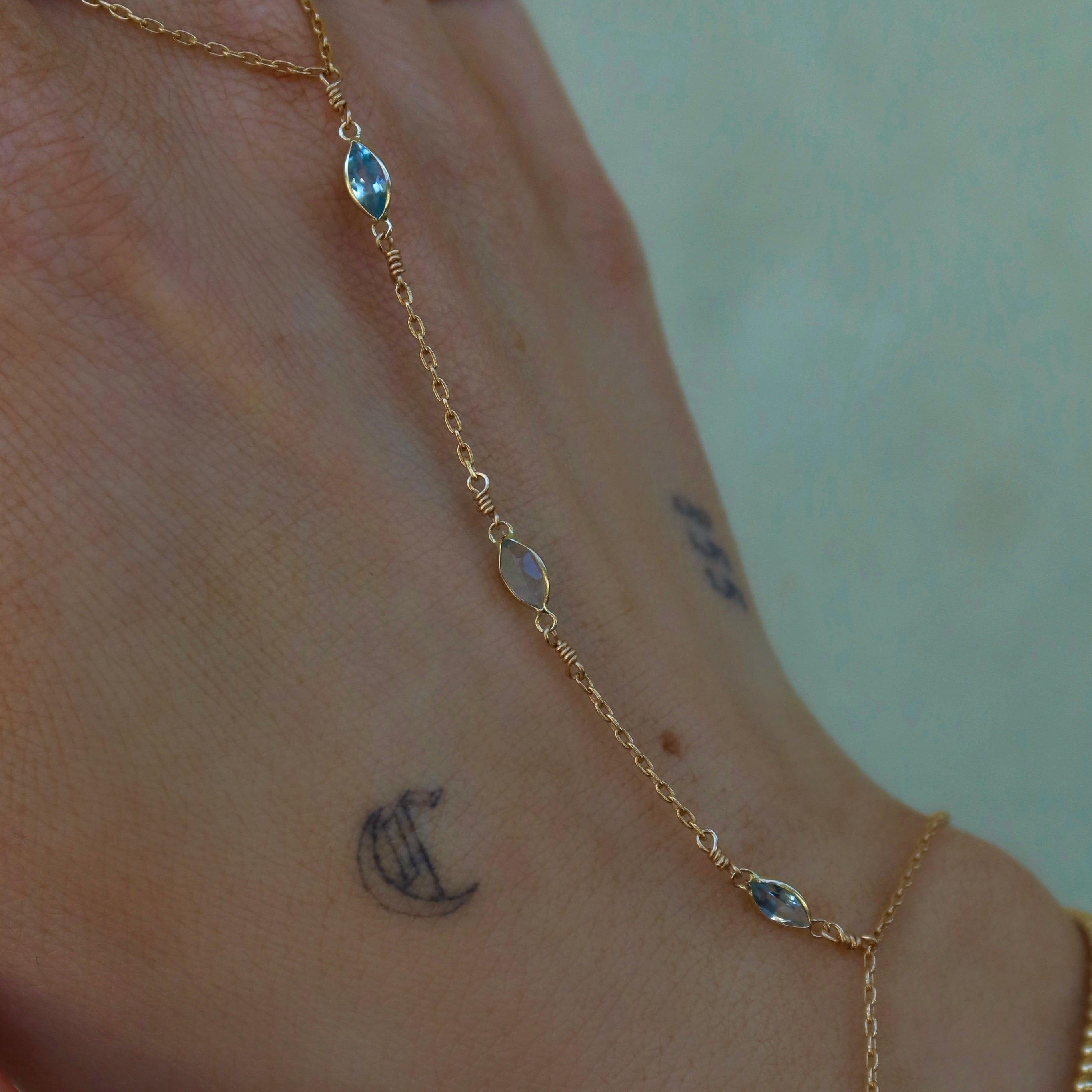 Karen Lazar Design BRACELETS The Embrace Hand Chain