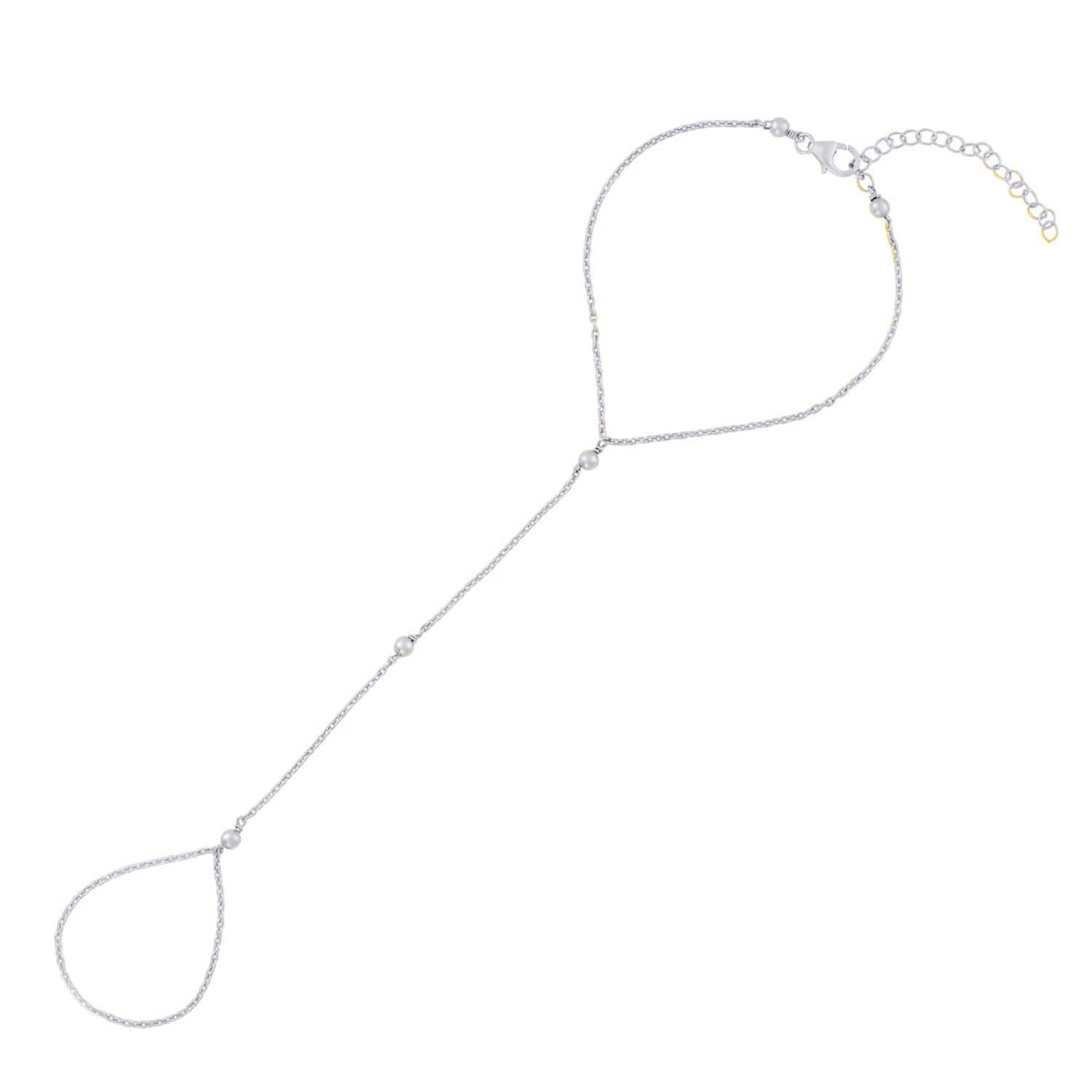 Karen Lazar BRACELETS 6"-7.25” / Sterling Silver The KLD Hand Chain