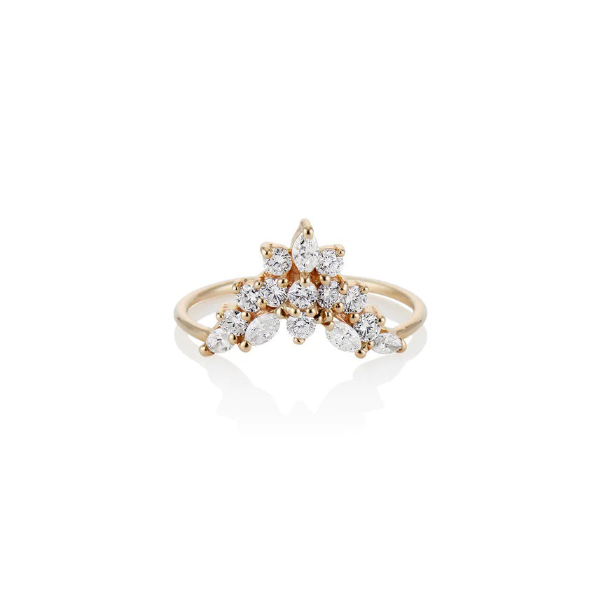 Her Majesty Diamond Crown Ring